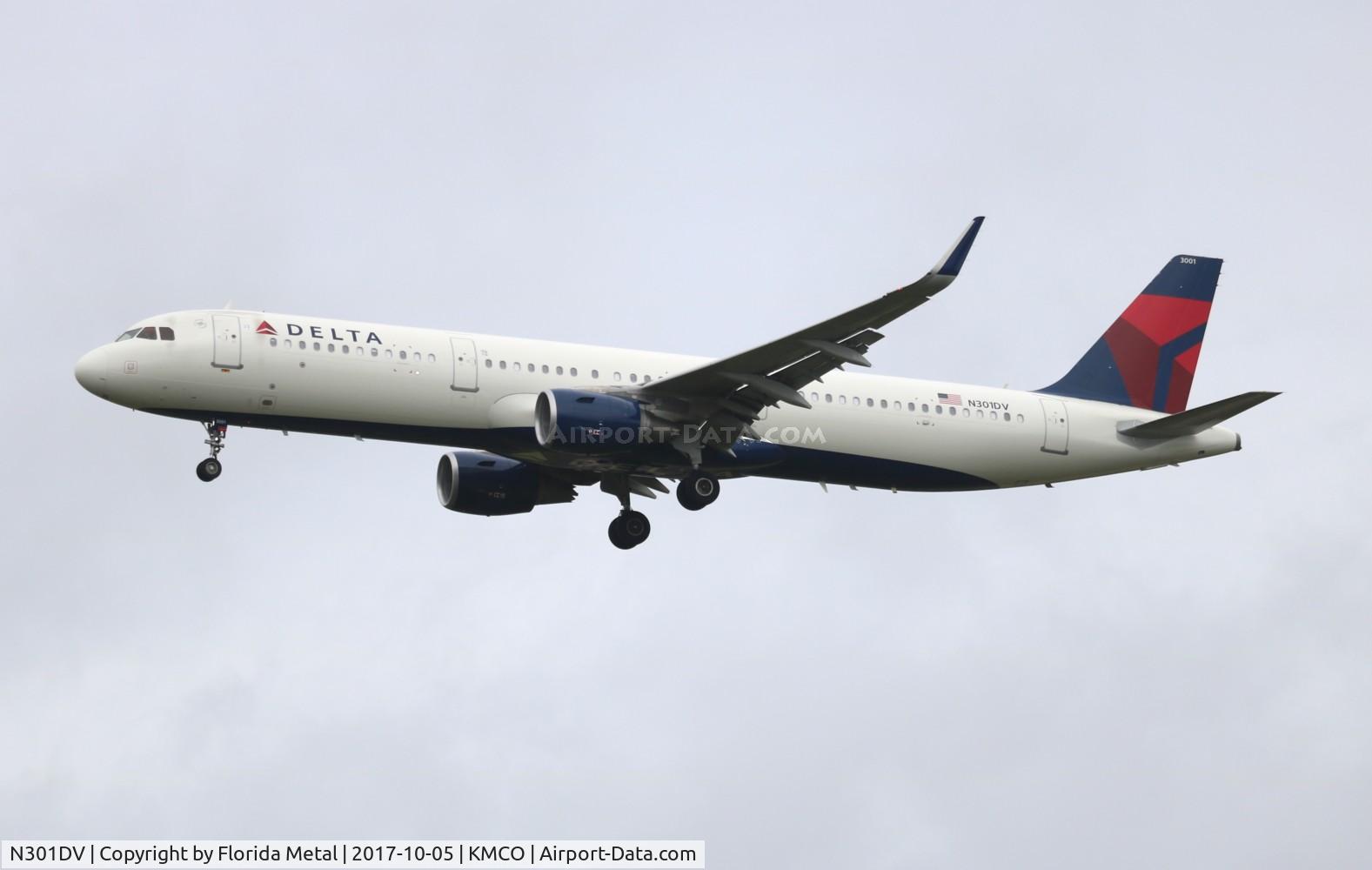 N301DV, 2016 Airbus A321-211 C/N 6923, MCO 2017