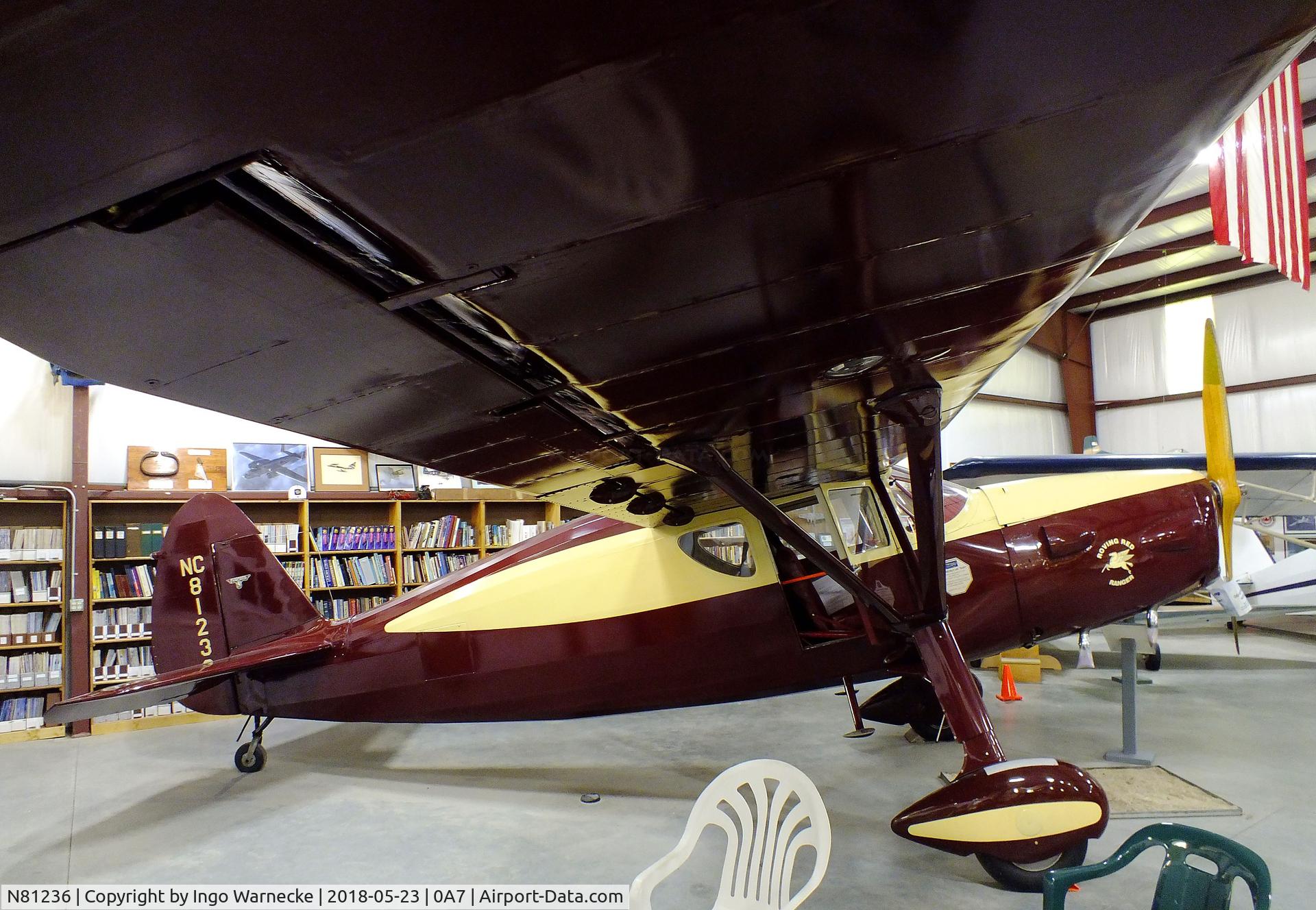 N81236, 1946 Fairchild 24R-46 C/N R46137, Fairchild 24R-46 at the Western North Carolina Air Museum, Hendersonville NC