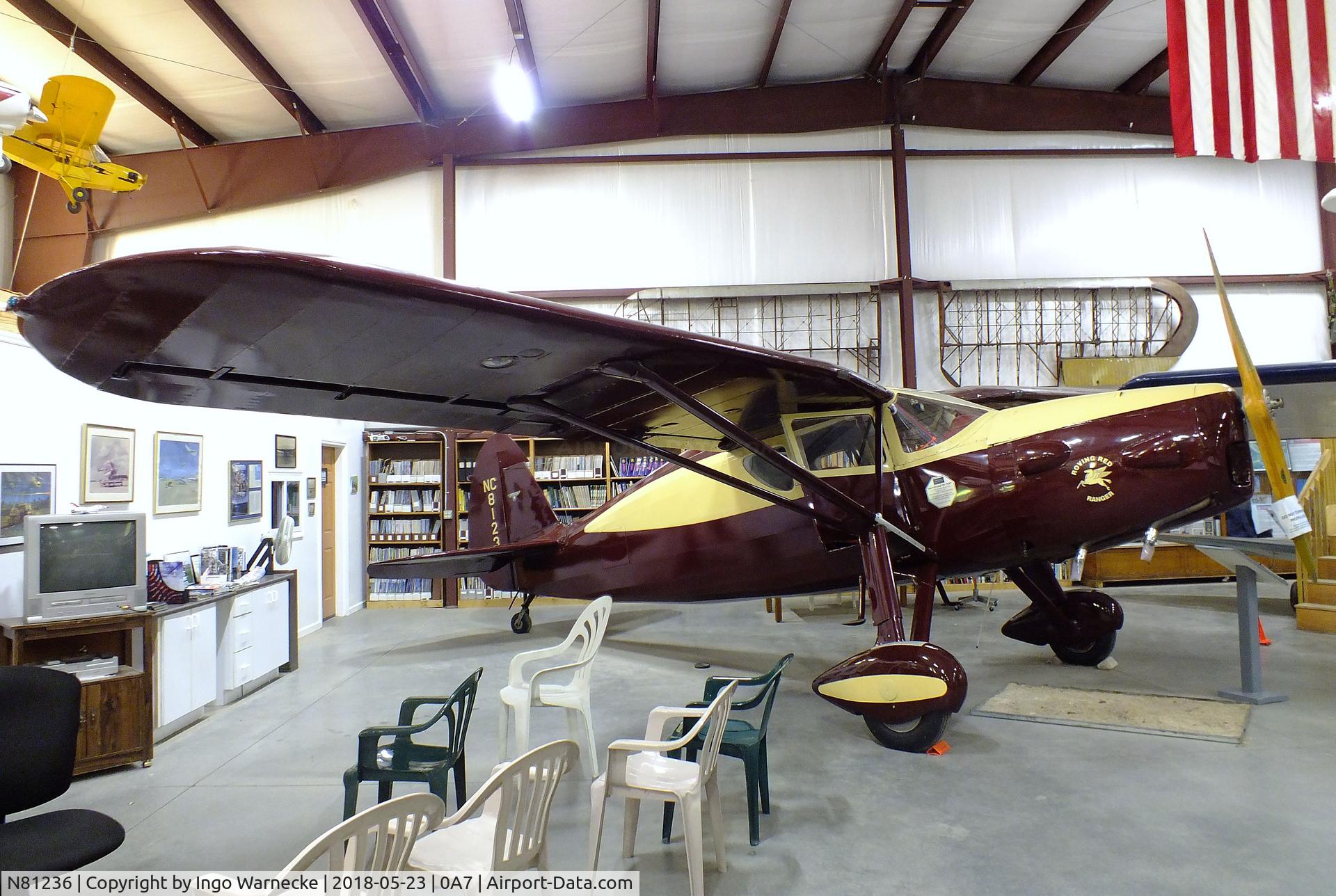 N81236, 1946 Fairchild 24R-46 C/N R46137, Fairchild 24R-46 at the Western North Carolina Air Museum, Hendersonville NC