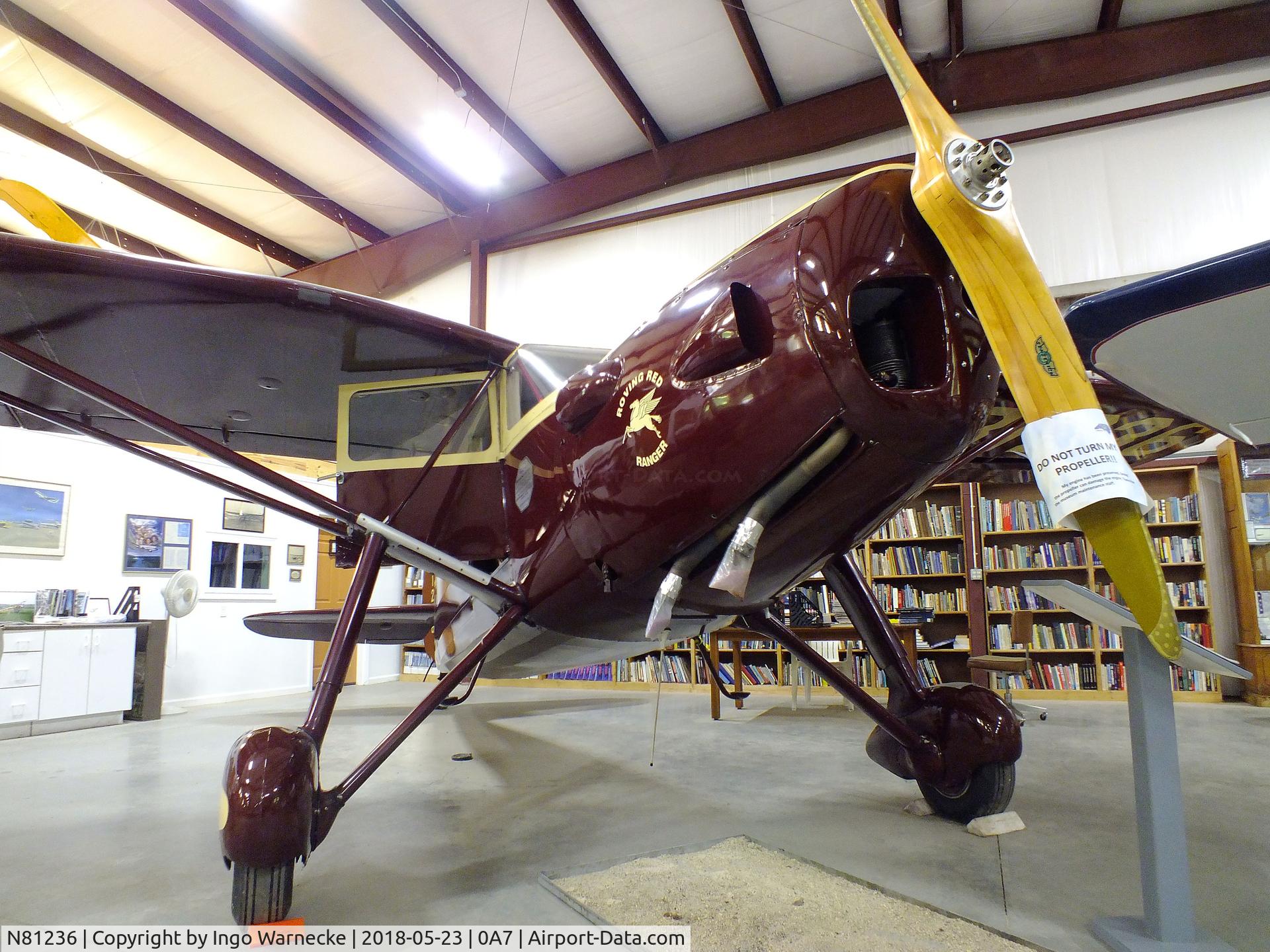 N81236, 1946 Fairchild 24R-46 C/N R46137, Fairchild 24R-46 at the Western North Carolina Air Museum, Hendersonville NC