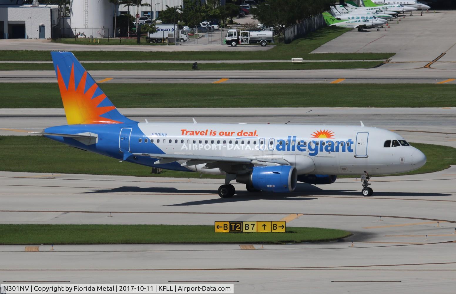 N301NV, 2004 Airbus A319-112 C/N 2319, FLL 2017