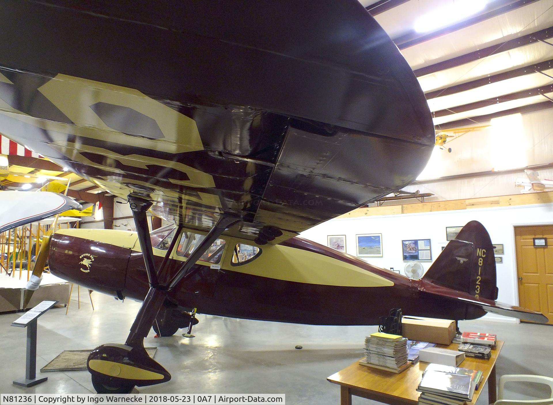 N81236, 1946 Fairchild 24R-46 C/N R46137, Fairchild 24R-46 at the Western North Carolina Air Museum, Hendersonville NC