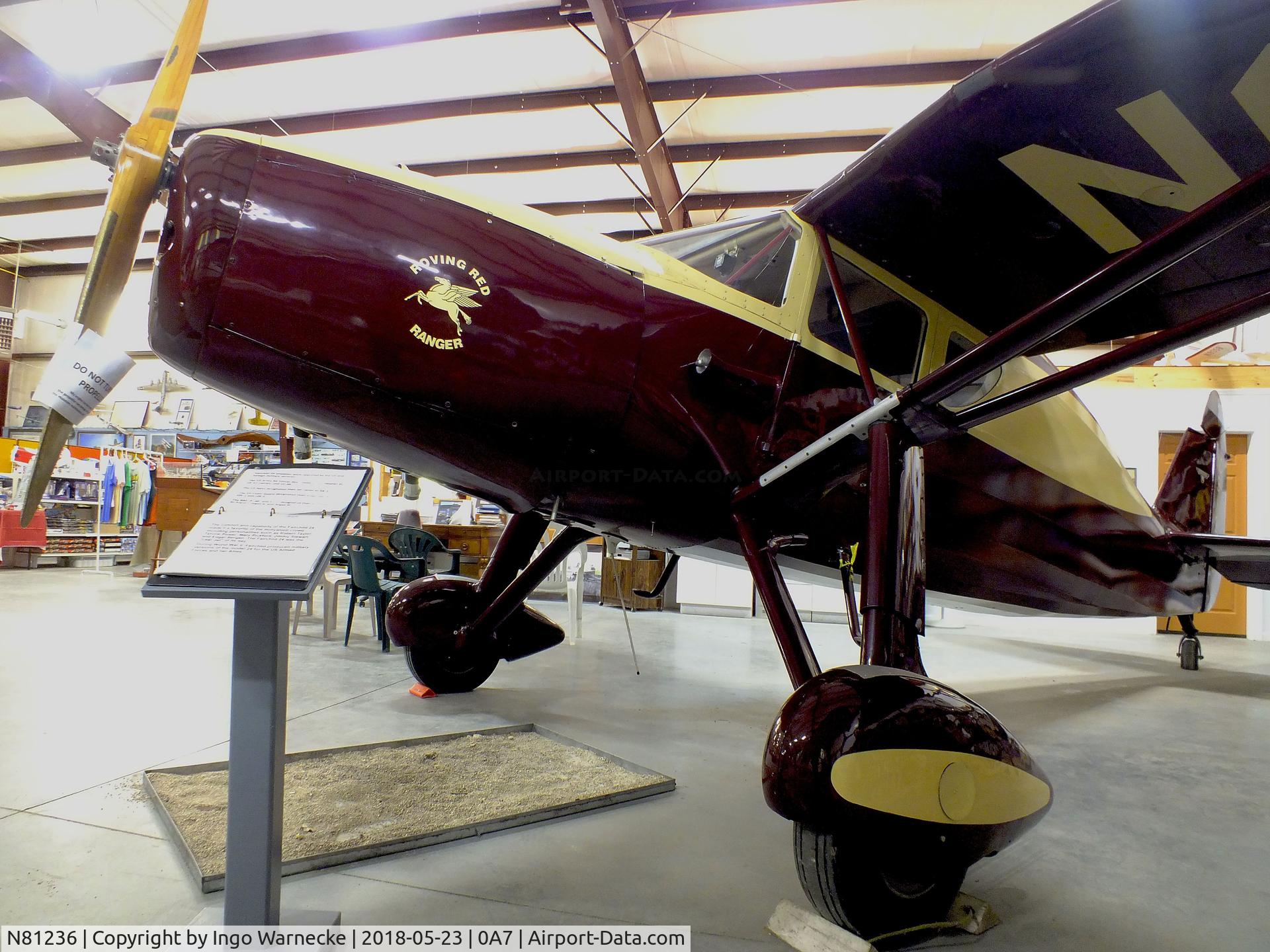 N81236, 1946 Fairchild 24R-46 C/N R46137, Fairchild 24R-46 at the Western North Carolina Air Museum, Hendersonville NC