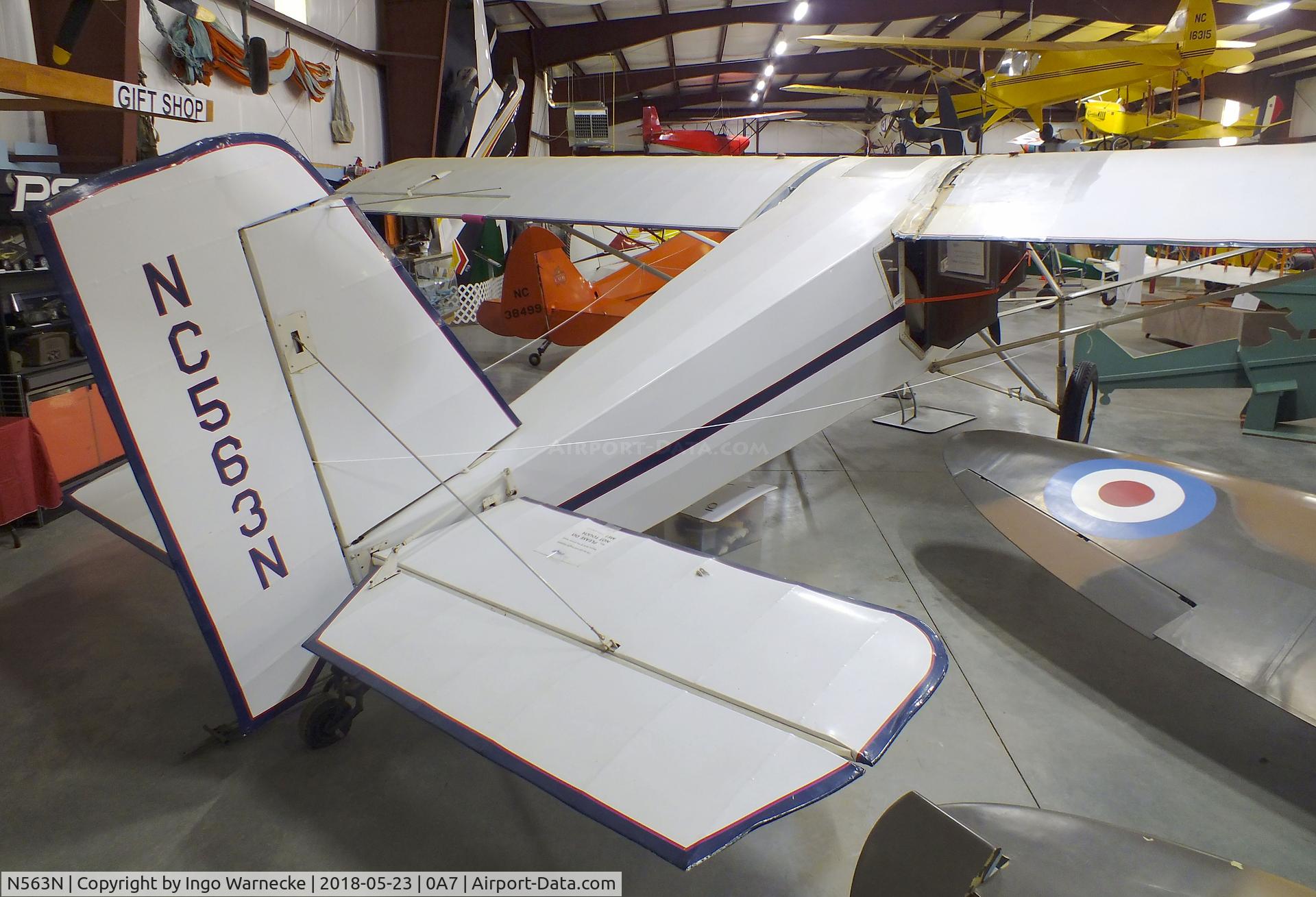 N563N, 1930 Curtiss-Robertson 4C-1A C/N 712, Curtiss-Robertson Robin 4C-1A at the Western North Carolina Air Museum, Hendersonville NC