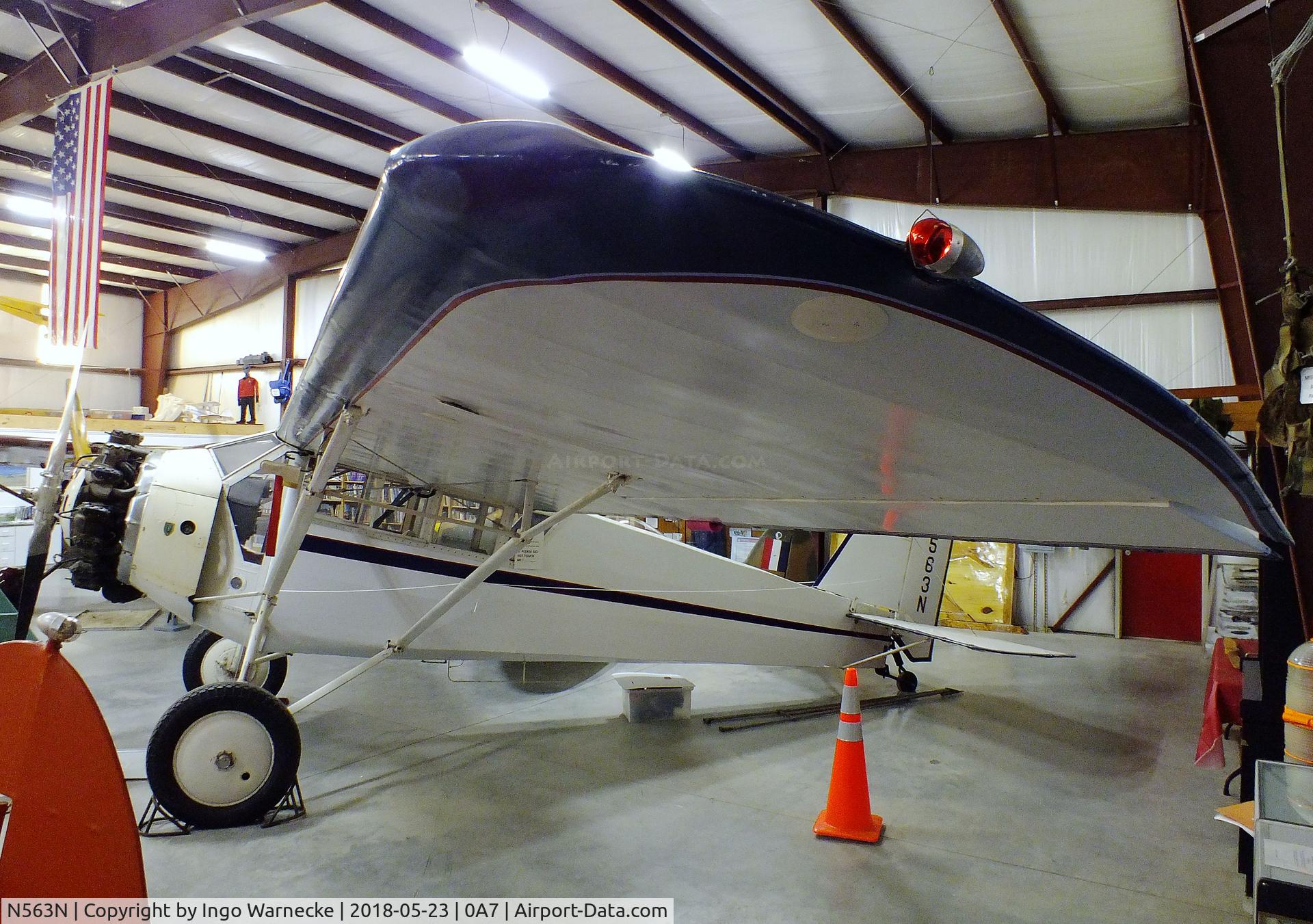 N563N, 1930 Curtiss-Robertson 4C-1A C/N 712, Curtiss-Robertson Robin 4C-1A at the Western North Carolina Air Museum, Hendersonville NC