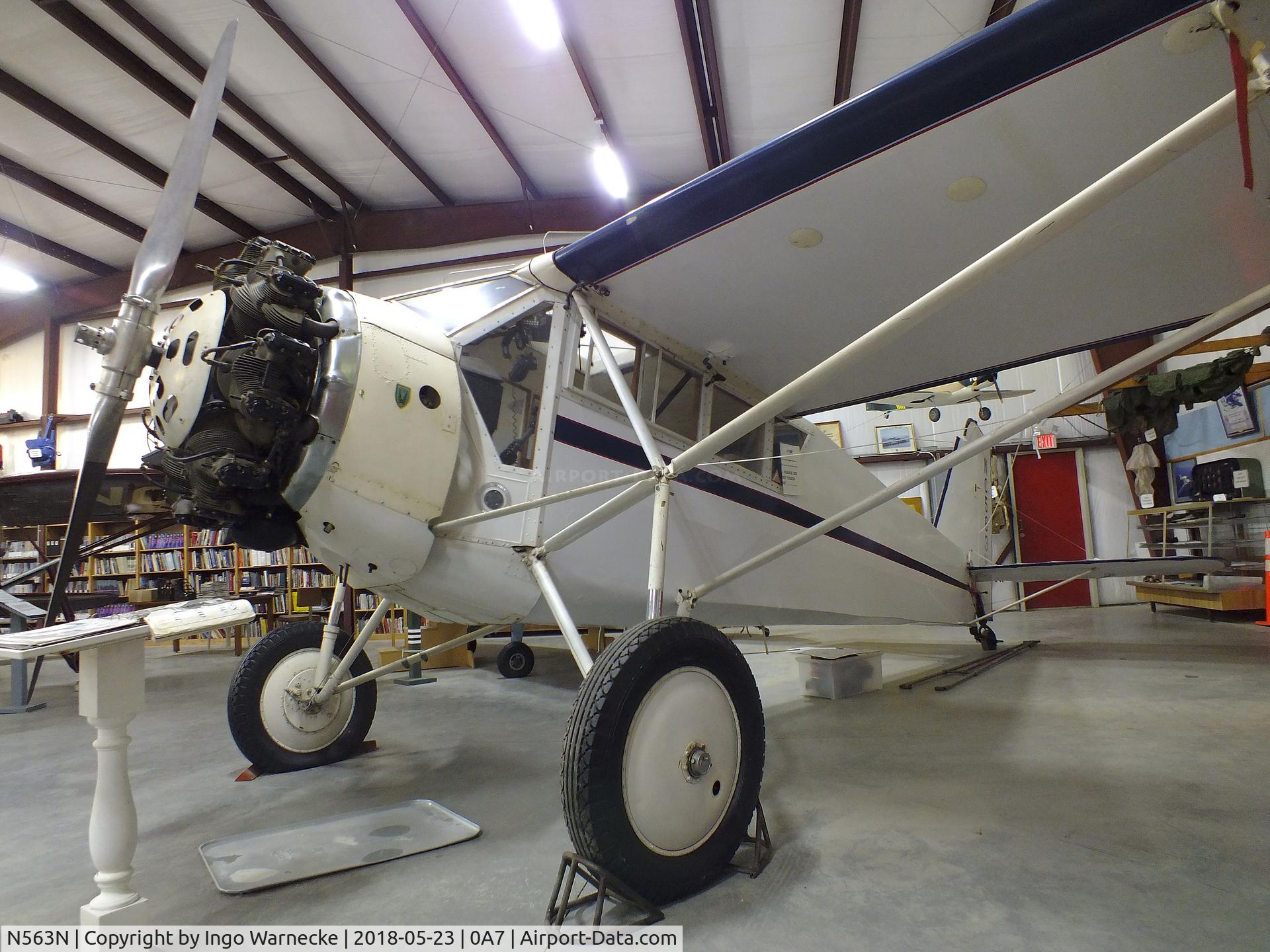 N563N, 1930 Curtiss-Robertson 4C-1A C/N 712, Curtiss-Robertson Robin 4C-1A at the Western North Carolina Air Museum, Hendersonville NC