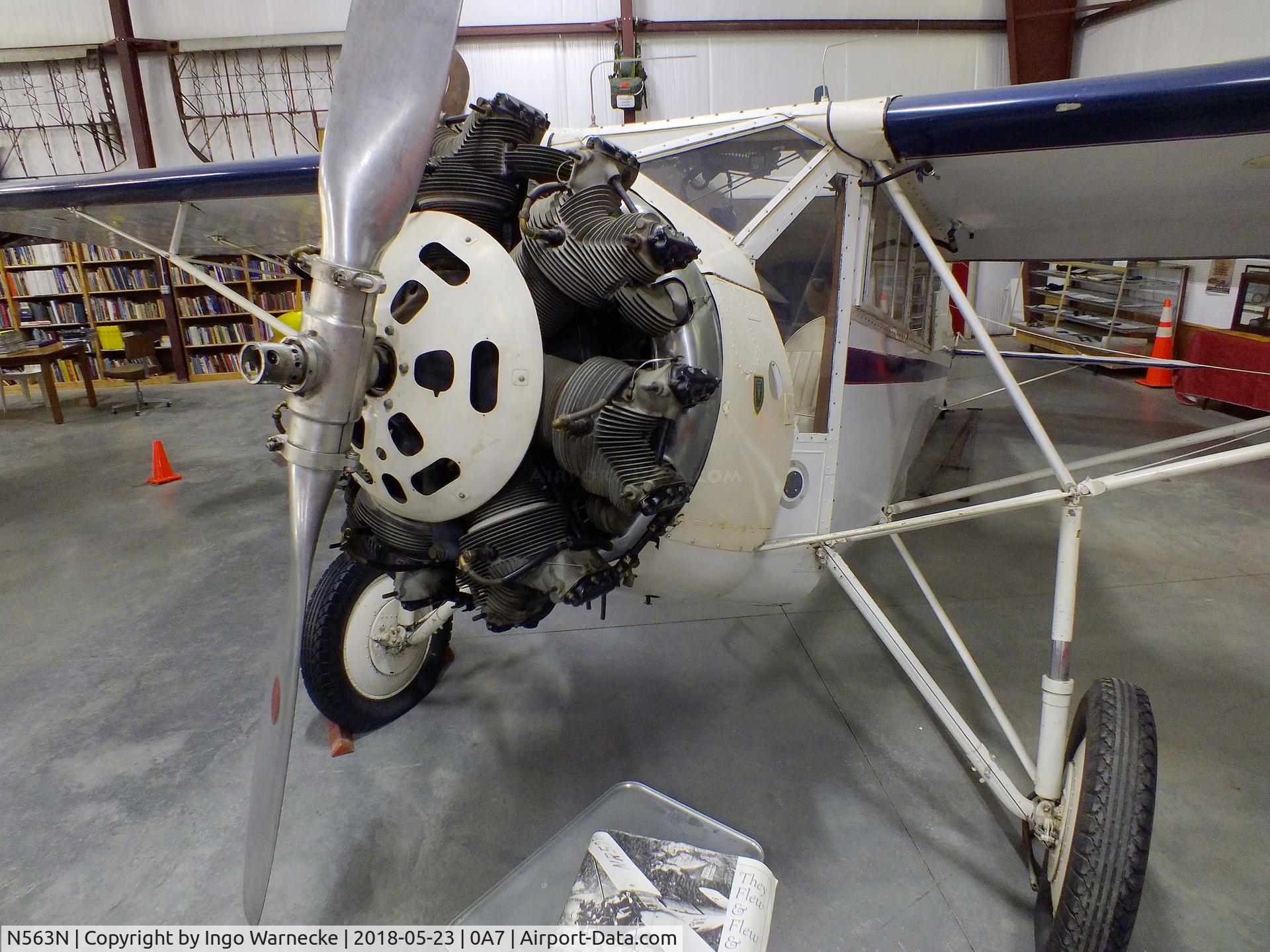 N563N, 1930 Curtiss-Robertson 4C-1A C/N 712, Curtiss-Robertson Robin 4C-1A at the Western North Carolina Air Museum, Hendersonville NC