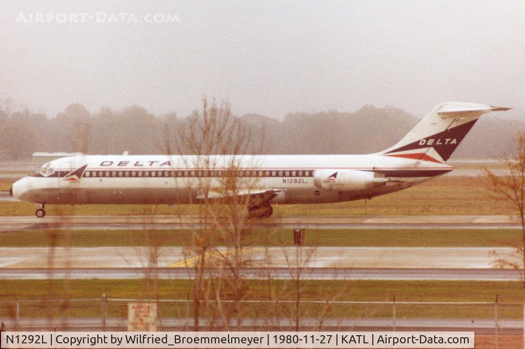N1292L, 1971 Douglas DC-9-32 C/N 47529, Atlanta Airport bad weather.