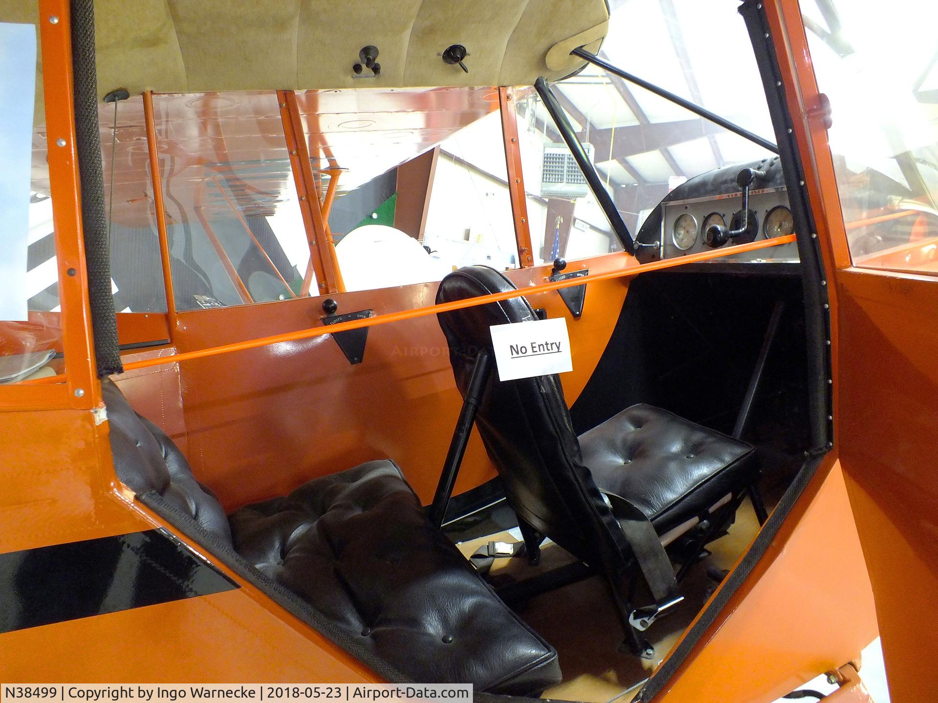 N38499, 1941 Piper J5A Cub Cruiser C/N 5-982, Piper J5A Cub Cruiser at the Western North Carolina Air Museum, Hendersonville NC  #c