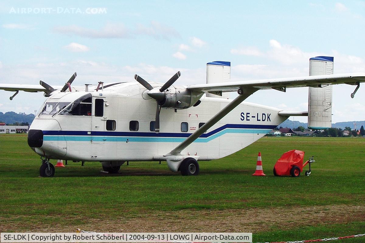 SE-LDK, 1969 Short SC-7 Skyvan C/N SH.1870, SE-LDK @ LOWG 2004