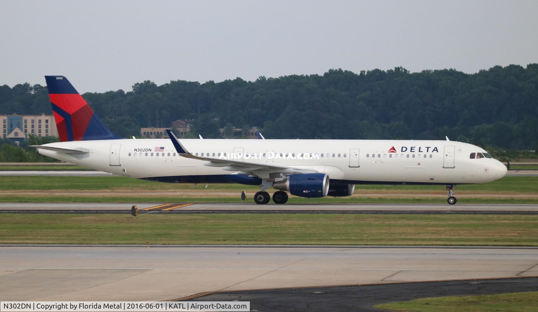 N302DN, 2016 Airbus A321-211 C/N 7031, ATL 2016