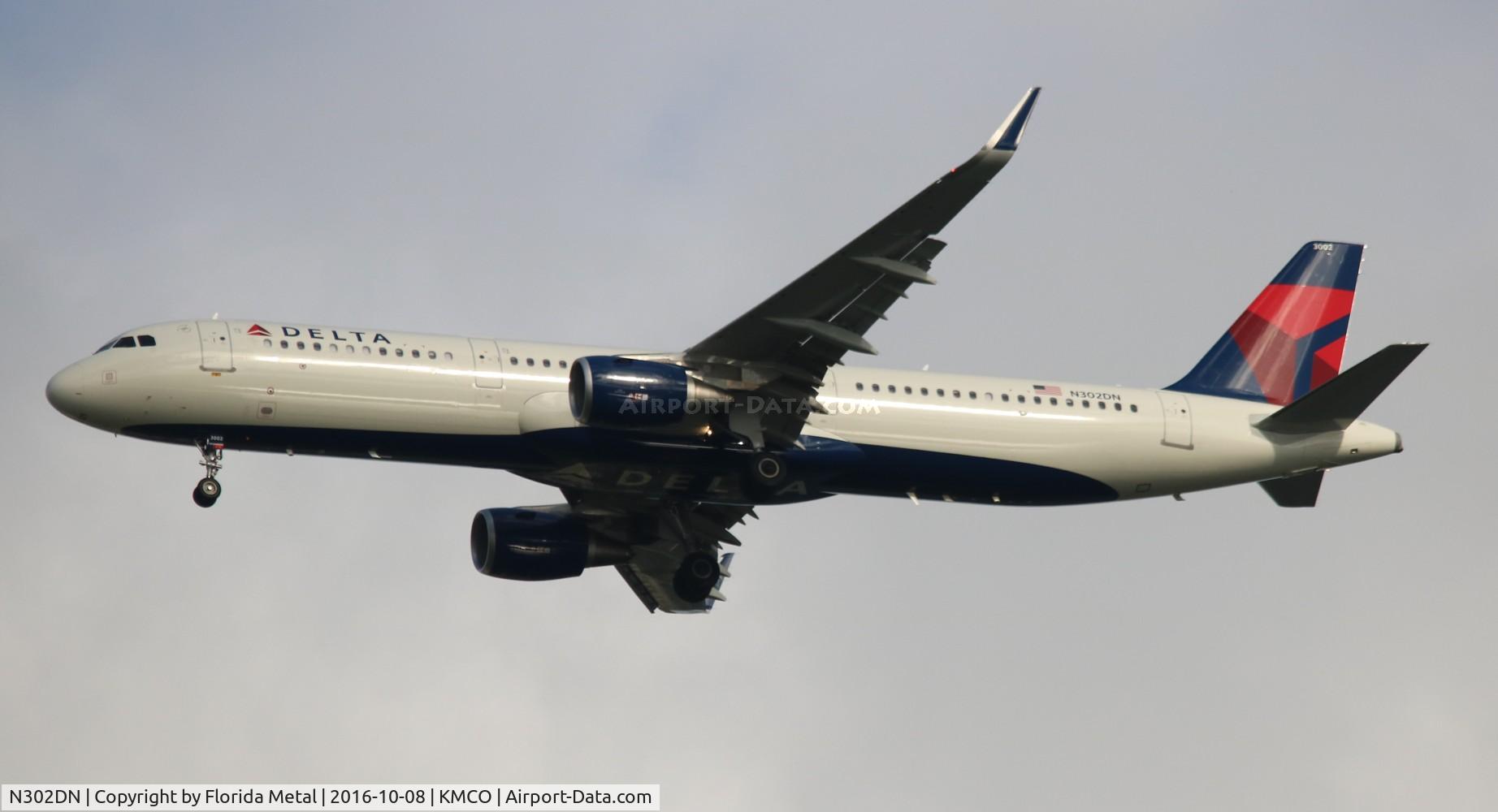 N302DN, 2016 Airbus A321-211 C/N 7031, MCO 2016