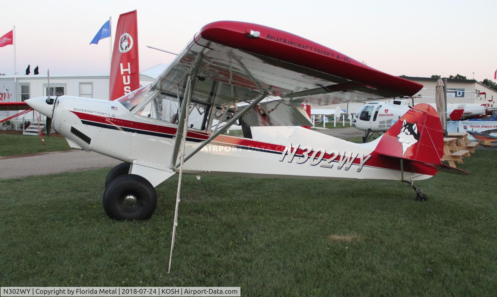N302WY, 2018 Aviat A-1C-180 Husky C/N 3302, OSH 2018