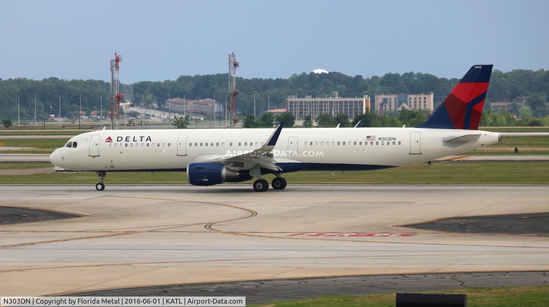 N303DN, 2016 Airbus A321-211 C/N 7061, ATL 2016