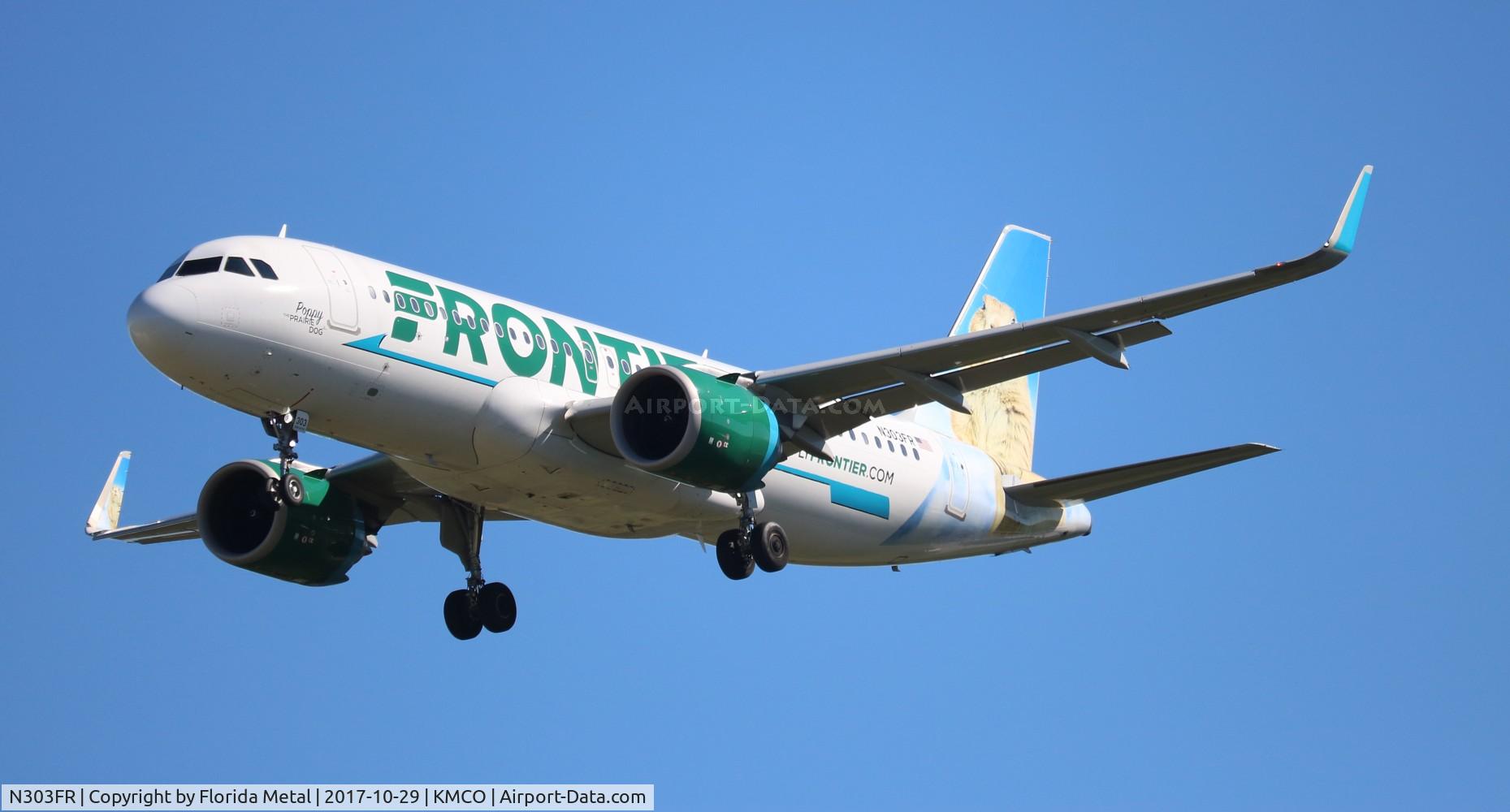 N303FR, 2016 Airbus A320-251N C/N 7249, MCO 2017