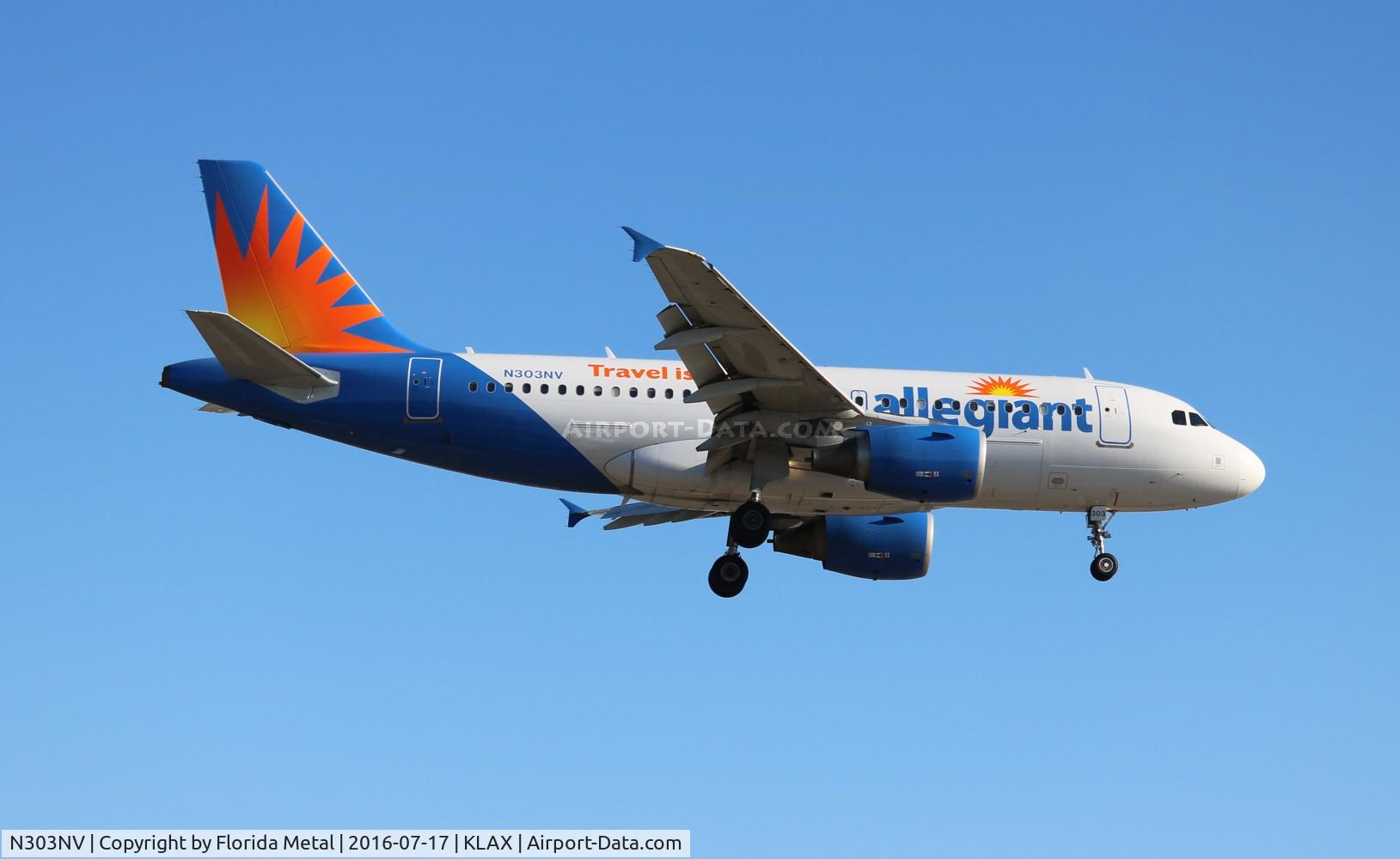 N303NV, 2004 Airbus A319-111 C/N 2271, LAX 2016