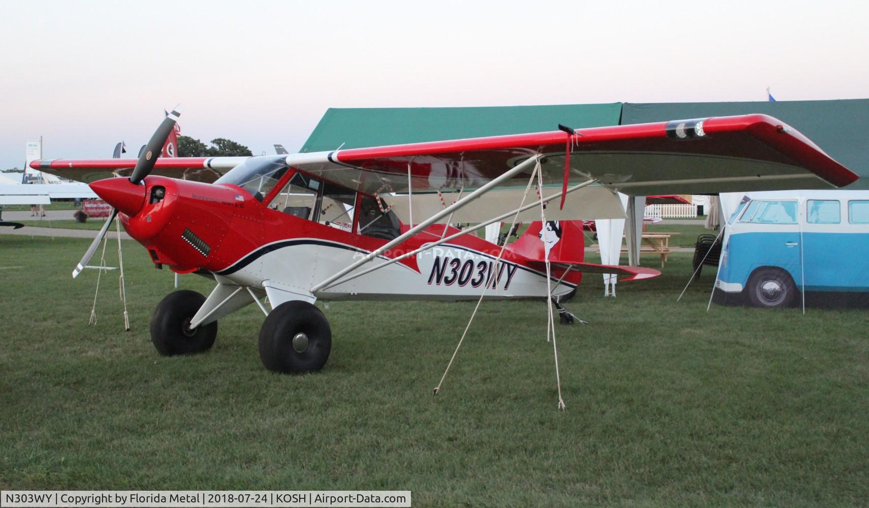 N303WY, 2018 Aviat A-1C-180 Husky C/N 3303, OSH 2018