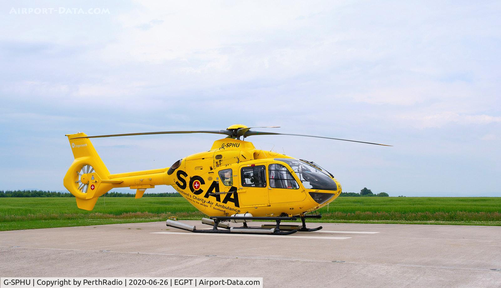 G-SPHU, 2002 Eurocopter EC-135T-2 C/N 0245, The relief aircraft for Scotland's Charity Air Ambulance