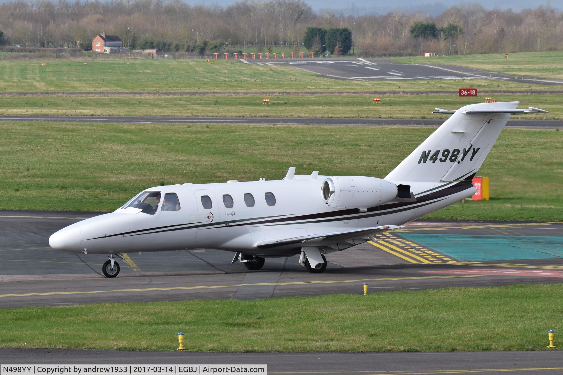 N498YY, 2002 Cessna 525 CitationJet CJ1 C/N 525-0498, N498YY at Gloucestershire Airport.