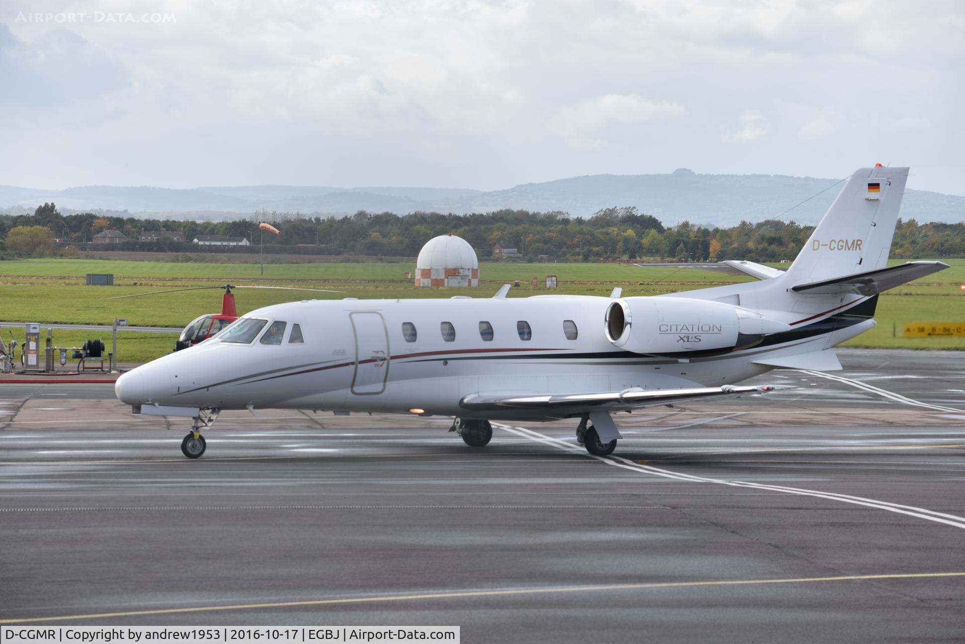 D-CGMR, 2005 Cessna 560 Citation Excel C/N 560-5593, D-CGMR at Gloucestershire Airport.