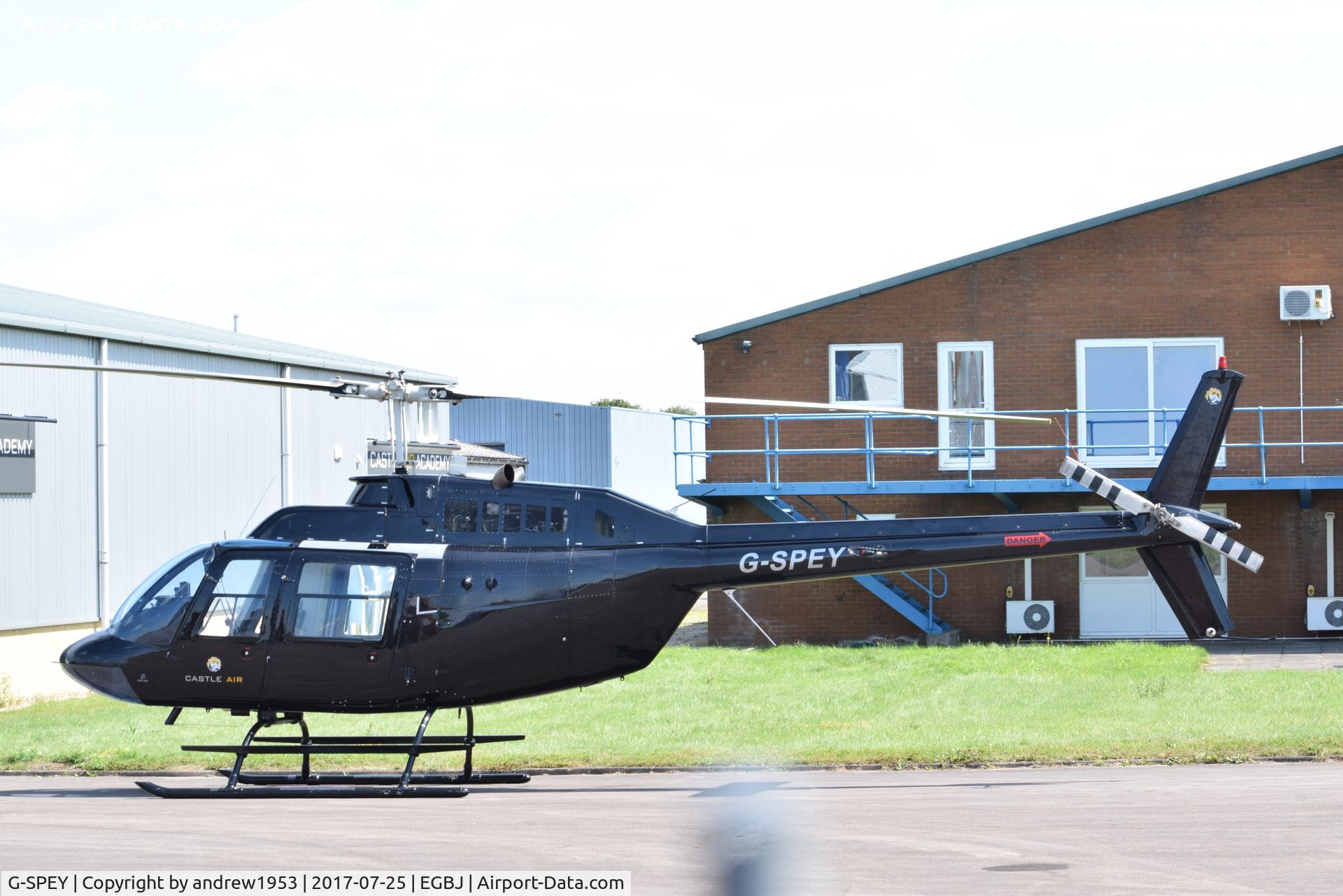 G-SPEY, 1981 Agusta AB-206B JetRanger II C/N 8608, G-SPEY at Gloucestershire Airport.