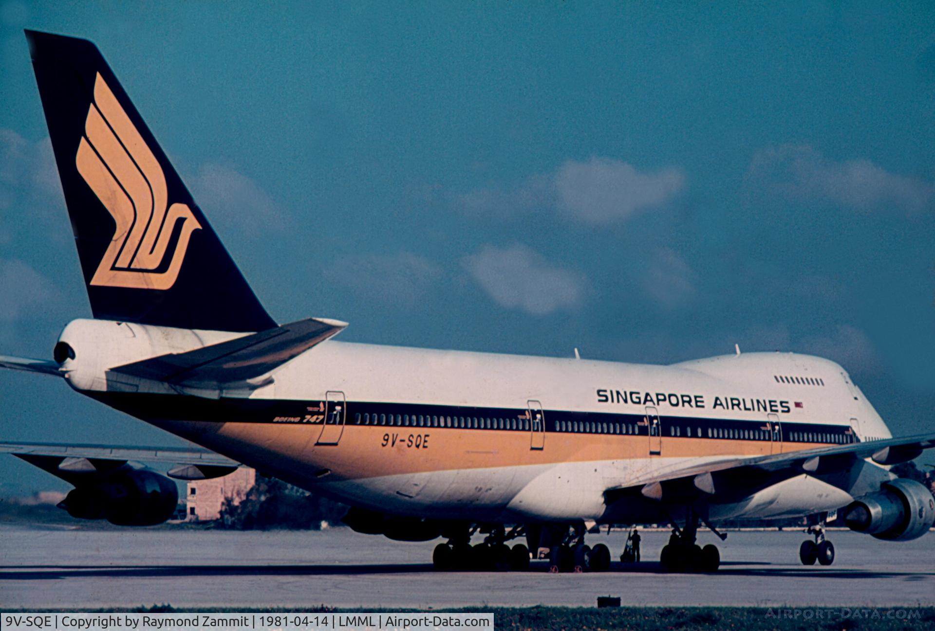 9V-SQE, 1976 Boeing 747-212B C/N 21162, B747 9V-SQE Singapore Airlines