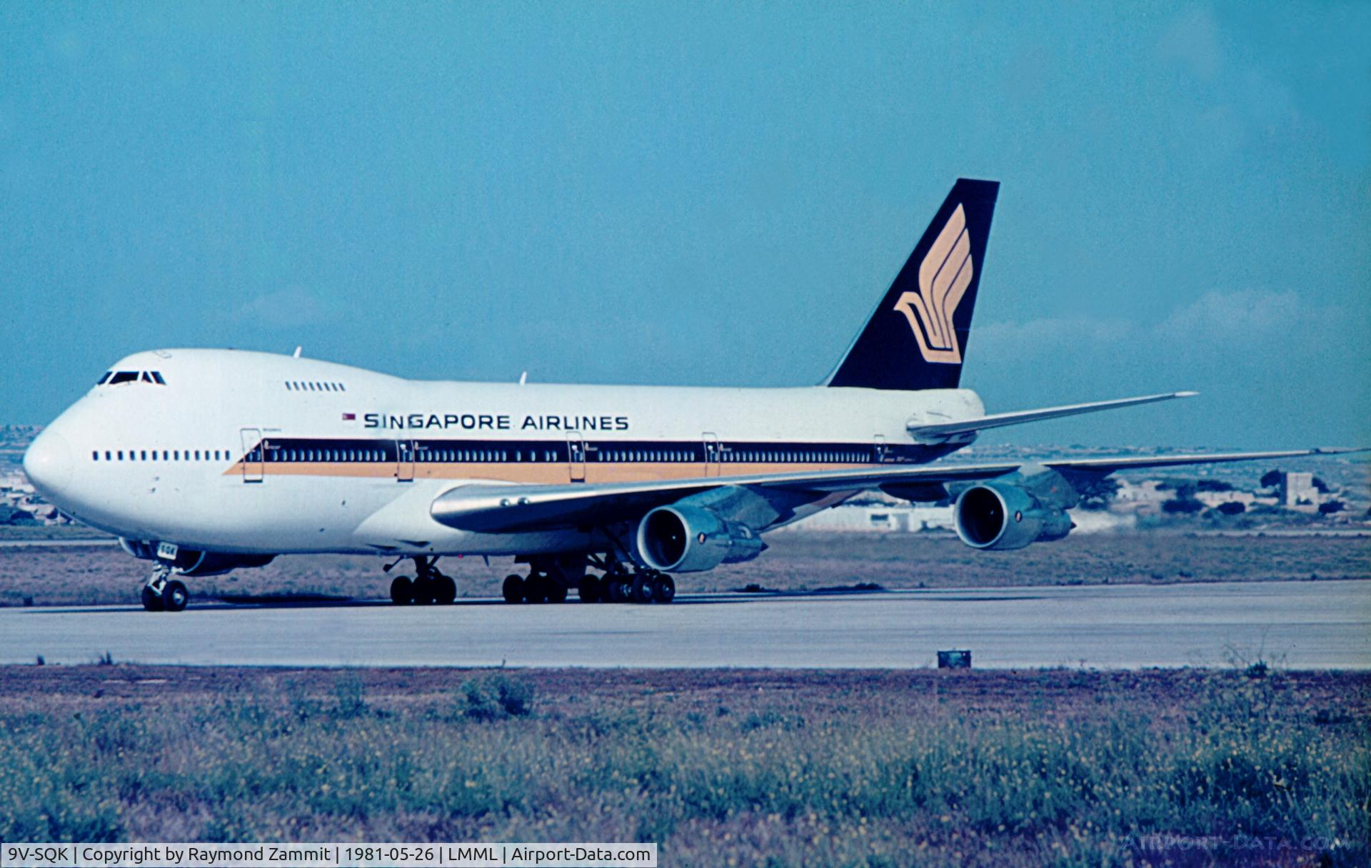 9V-SQK, 1979 Boeing 747-212B C/N 21936, B747 9V-SQK Singapore Airlines