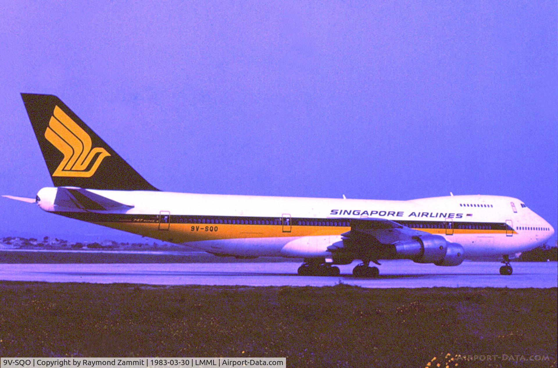 9V-SQO, 1980 Boeing 747-212B/SF C/N 21940, B747 9V-SQO Singapore Airlines
