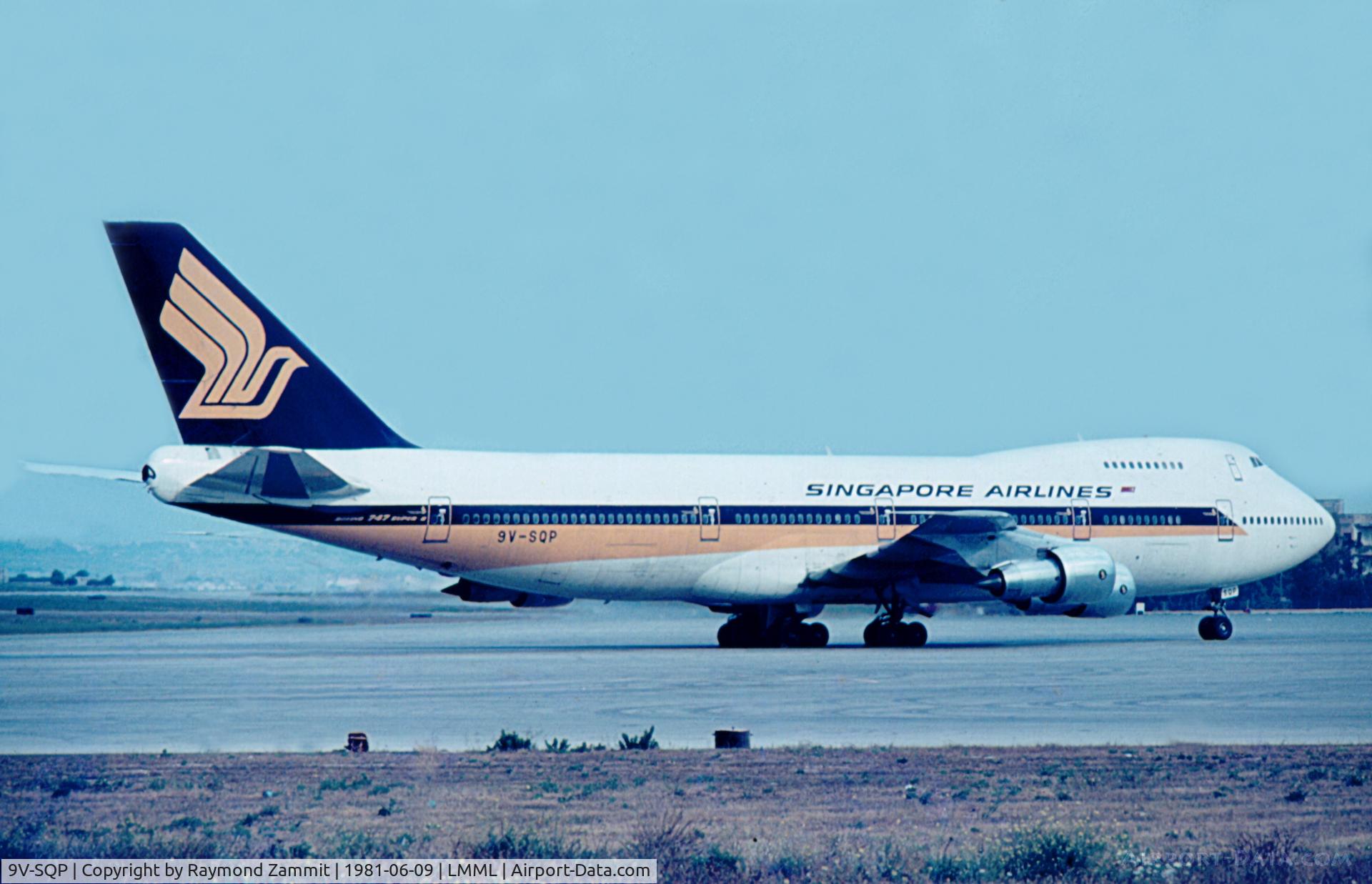 9V-SQP, 1980 Boeing 747-212B C/N 21941, B747 9V-SQP Singapore Airlines