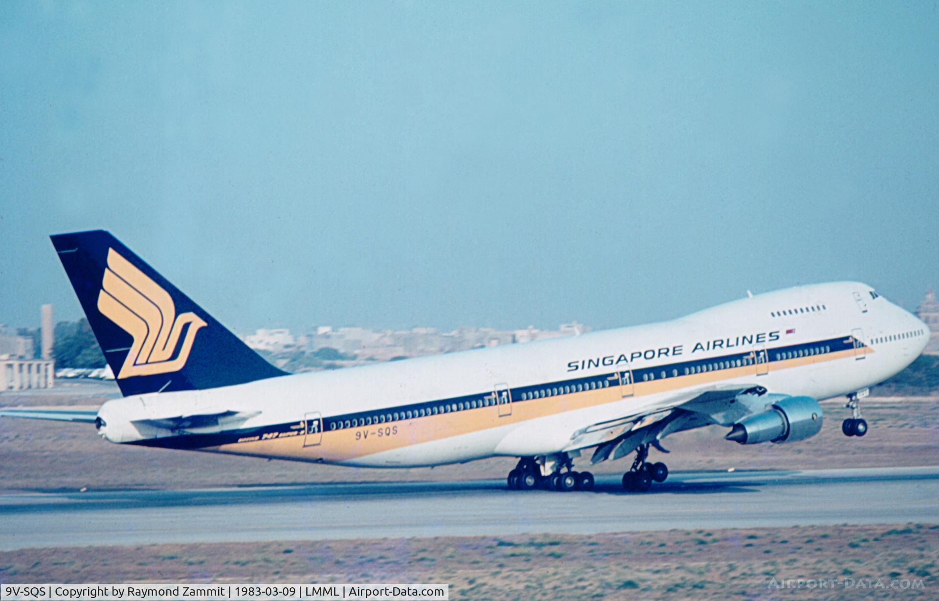 9V-SQS, 1981 Boeing 747-212B C/N 21944, B747 9V-SQS Singapore Airlines