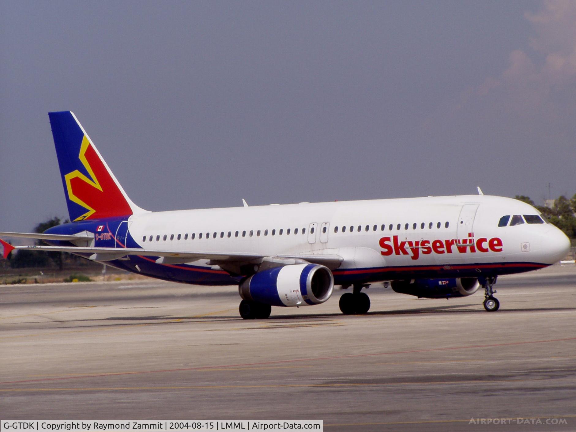 G-GTDK, 1992 Airbus A320-231 C/N 338, A320 G-GTDK Skyservice Airlines