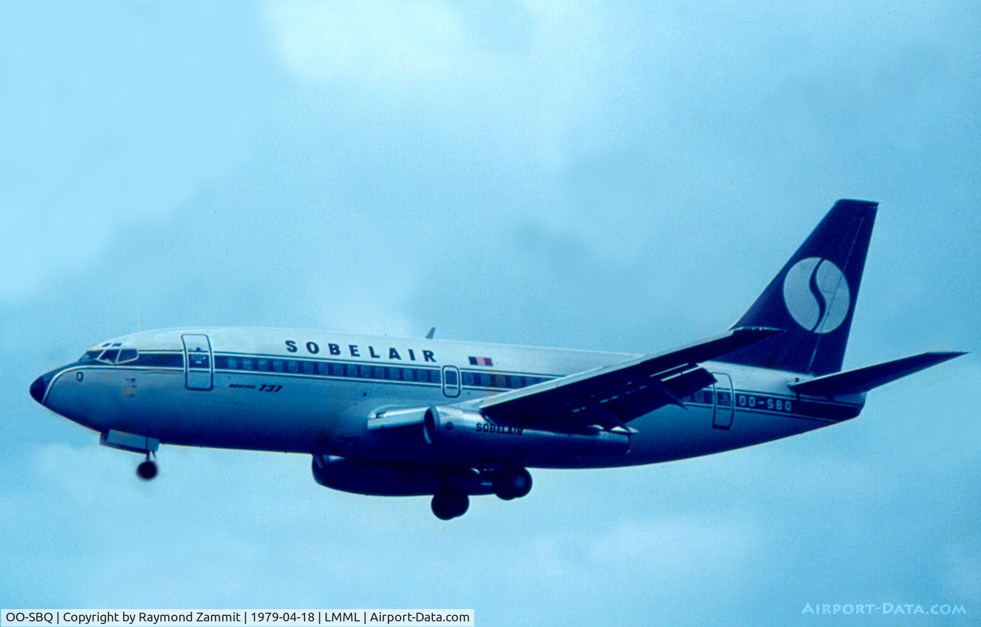 OO-SBQ, 1978 Boeing 737-229 C/N 21596, B737-200 OO-SBQ Sobelair