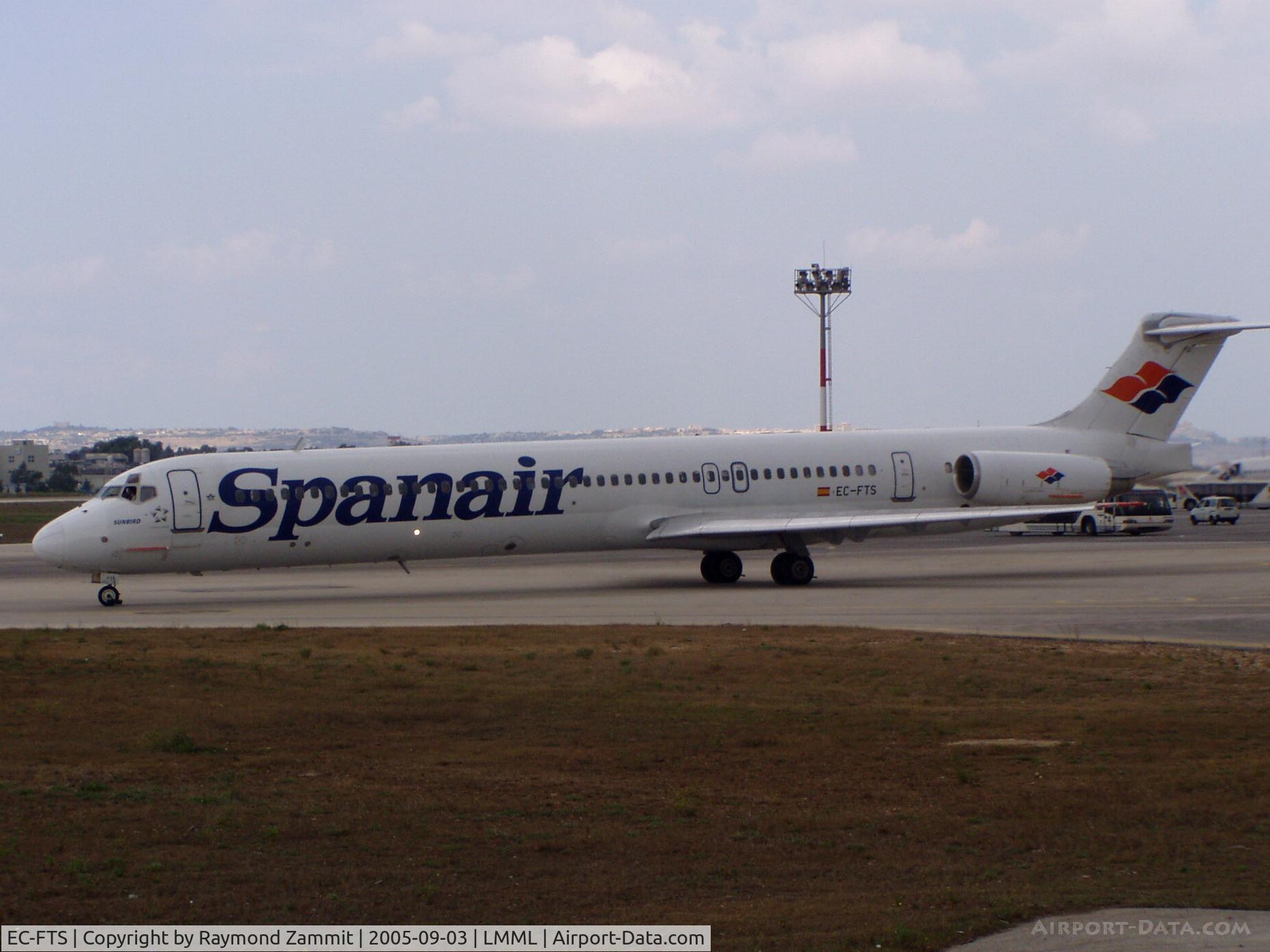 EC-FTS, 1988 McDonnell Douglas MD-83 (DC-9-83) C/N 49621-1495, MD-83 EC-FTS Spanair