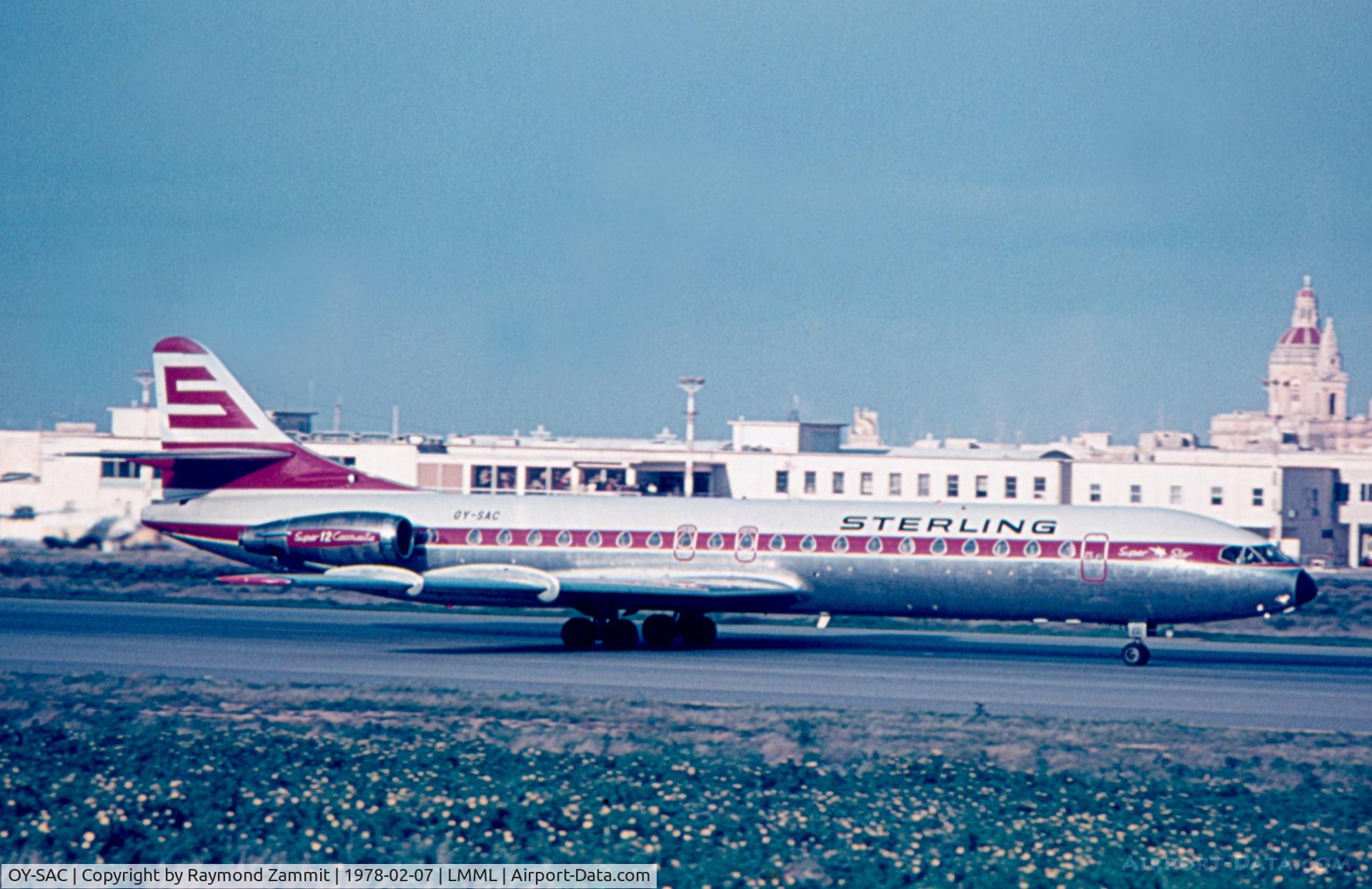 OY-SAC, 1971 Aerospatiale SE-210 Caravelle 12 C/N 269, Aerospatiale SE-210 Caravelle OY-SAC Sterling