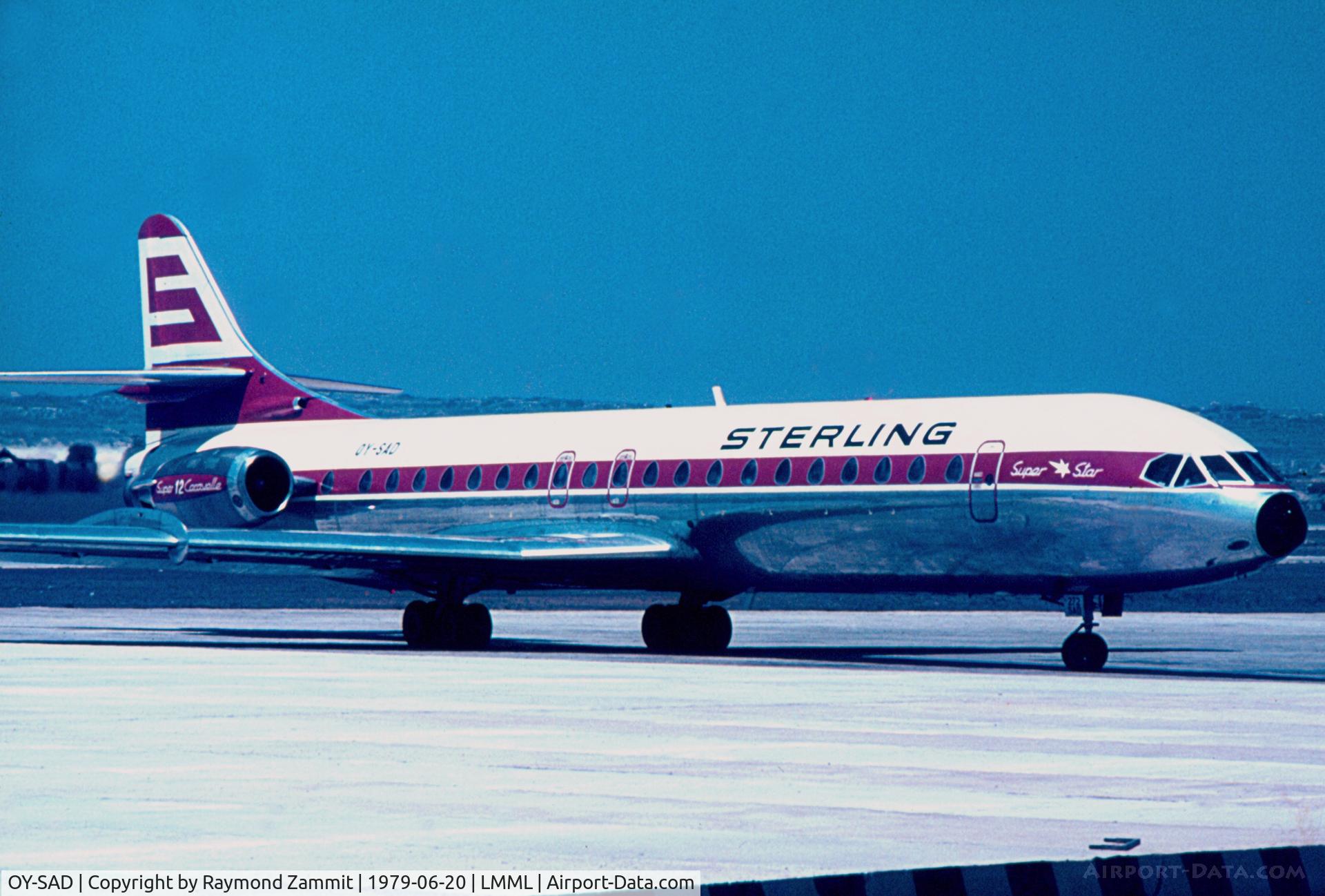 OY-SAD, 1971 Aerospatiale SE-210 Super Caravelle 12 C/N 272, Aerospatiale SE-210 Caravelle OY-SAD Sterling