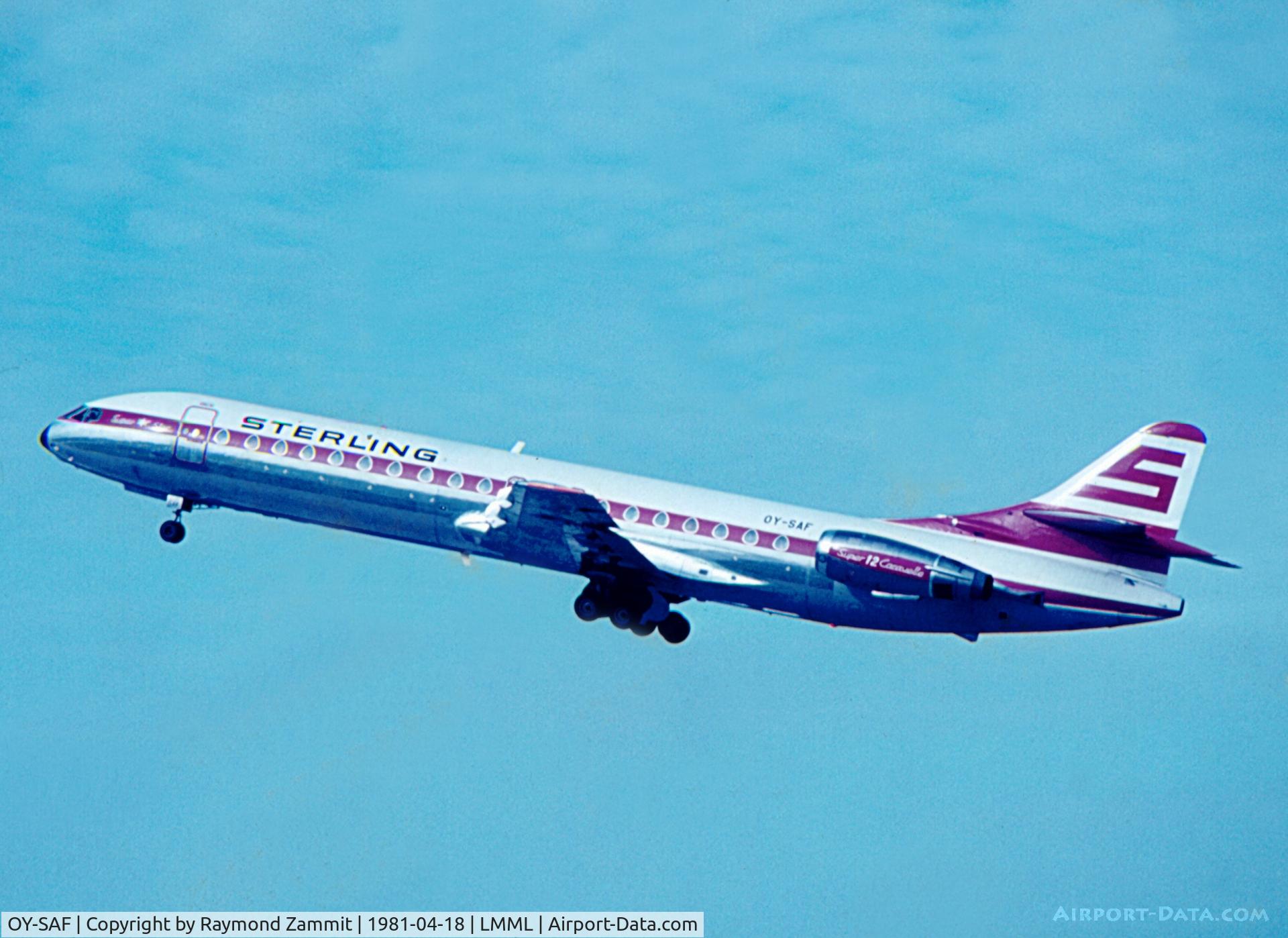 OY-SAF, 1972 Aerospatiale SE-210 Caravelle 12 C/N 275, Aerospatiale SE-210 Caravelle OY-SAF Sterling