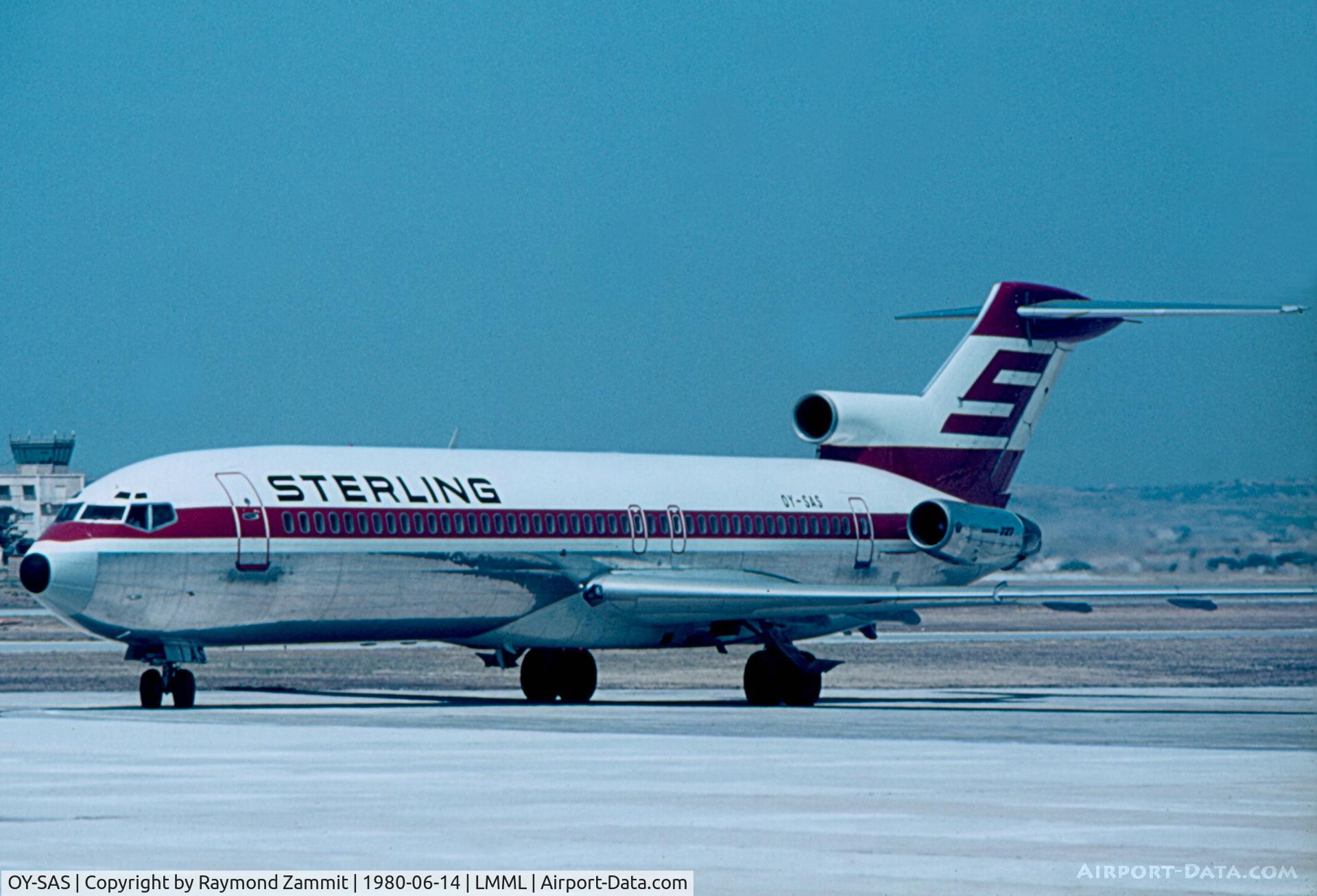 OY-SAS, 1973 Boeing 727-2J4 C/N 20765, B727 OY-SAS Sterling