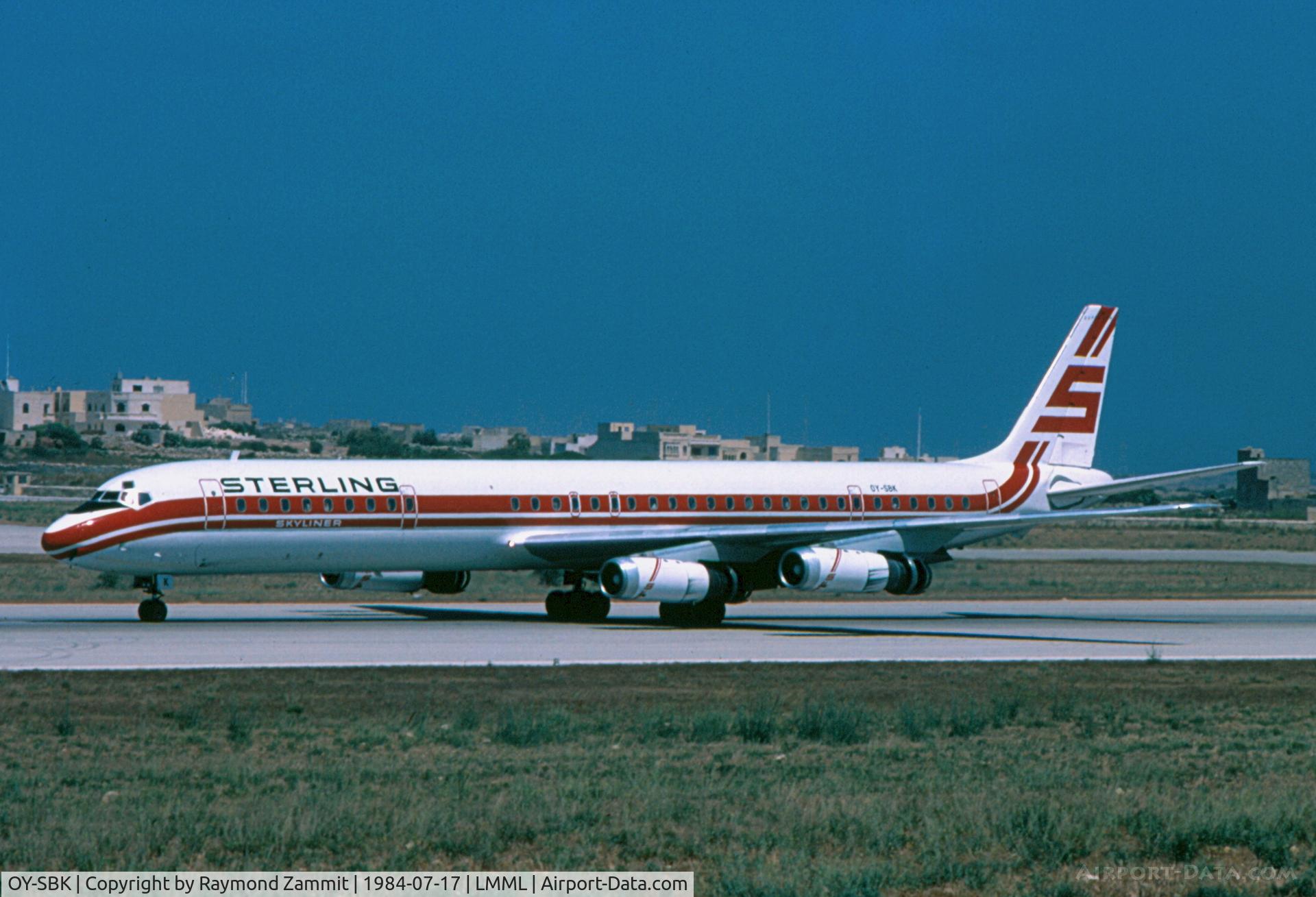 OY-SBK, 1968 Douglas DC-8-63 C/N 45923, DC-8 OY-SBK Sterling