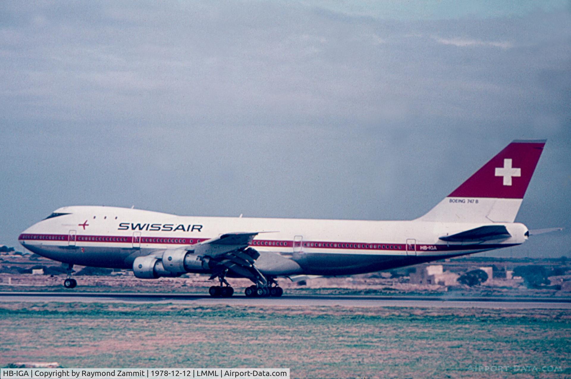 HB-IGA, 1970 Boeing 747-257B C/N 20116, B747 HB-IGA Swissair