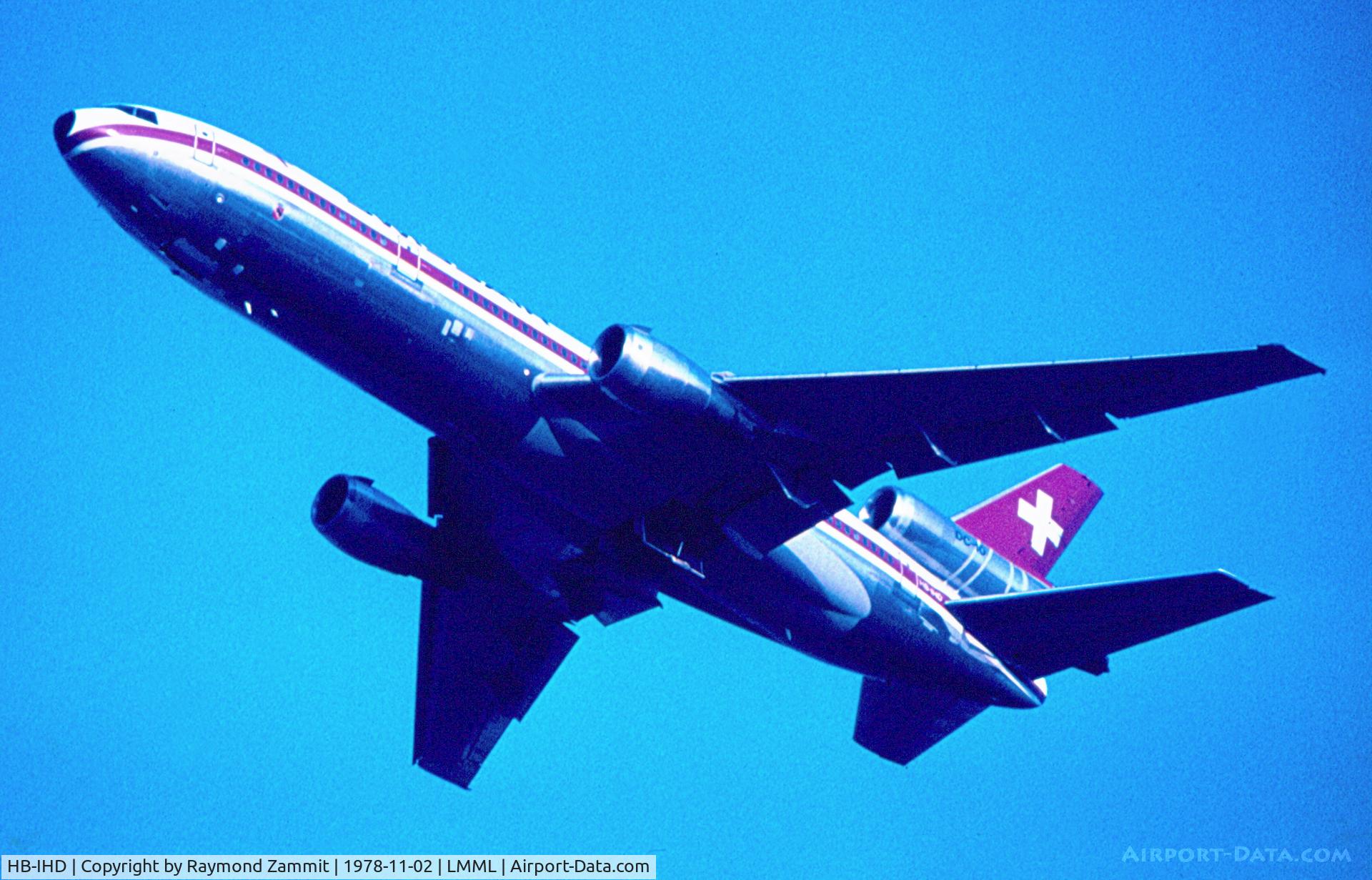 HB-IHD, 1973 Douglas DC-10-30 C/N 46578, DC10 HB-IHD Swissair