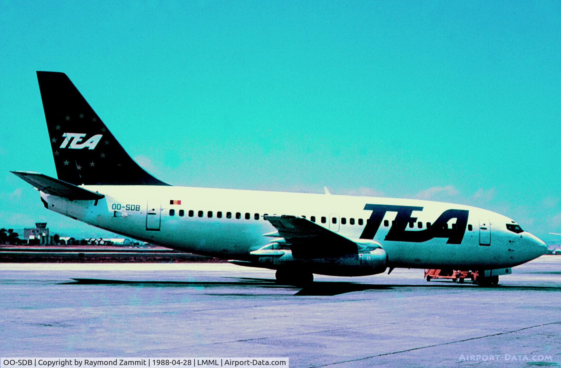 OO-SDB, 1974 Boeing 737-229 C/N 20908, B737-200 OO-SDB Trans European Airlines