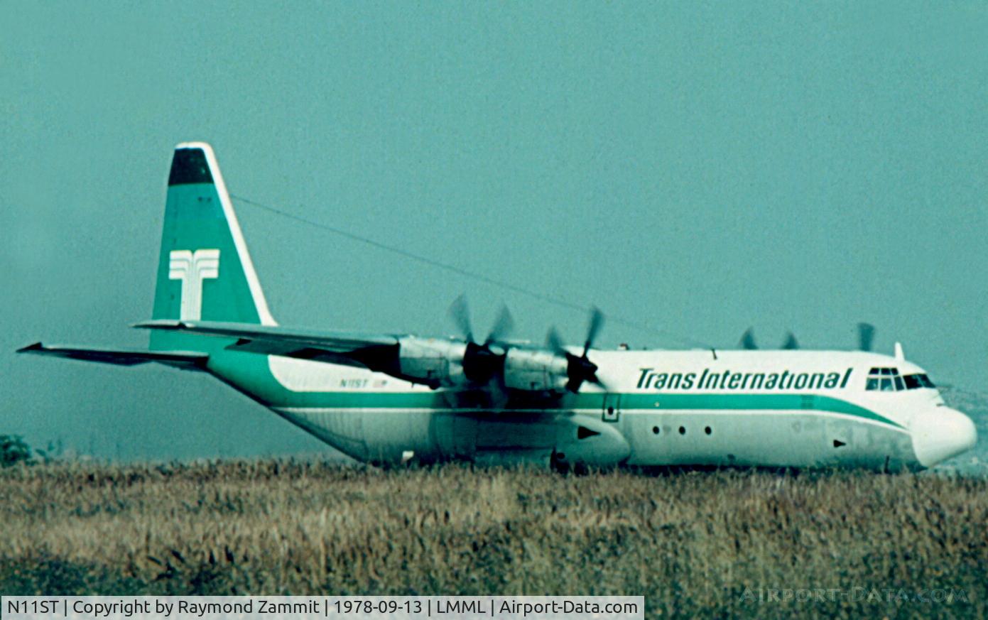 N11ST, 1970 Lockheed L-100-30 Hercules (L-382G) C/N 382-4384, Lockheed L100-30 Hercules N11ST TransAmerica