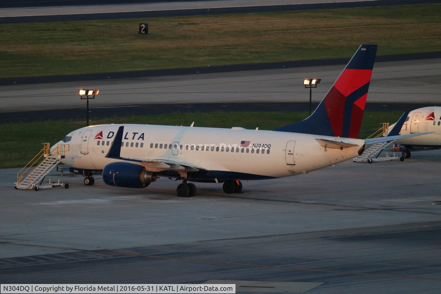 N304DQ, 2008 Boeing 737-732 C/N 29683, ATL 2016