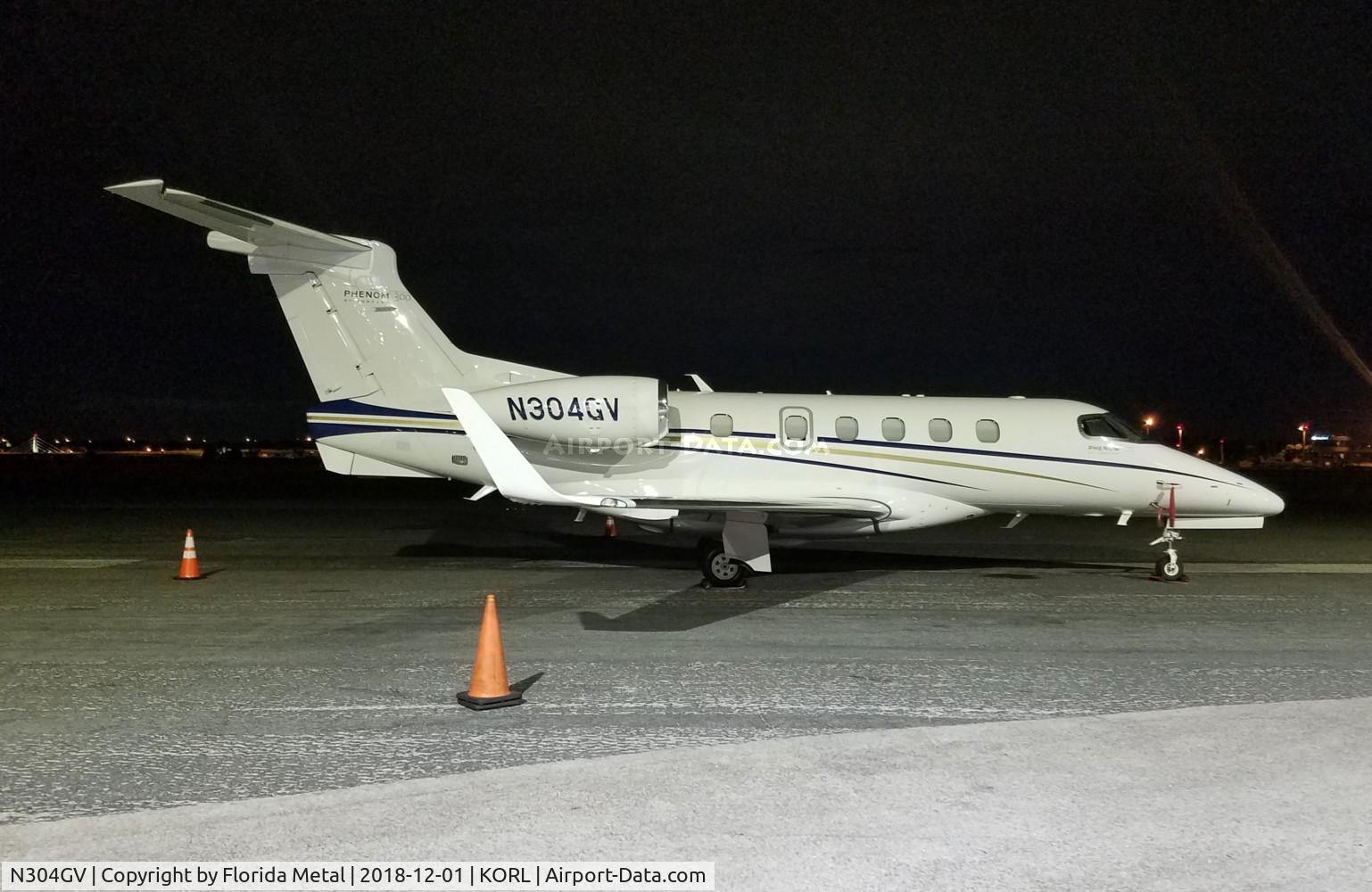 N304GV, 2016 Embraer EMB-505 Phenom 300 C/N 50500355, ORL 2018