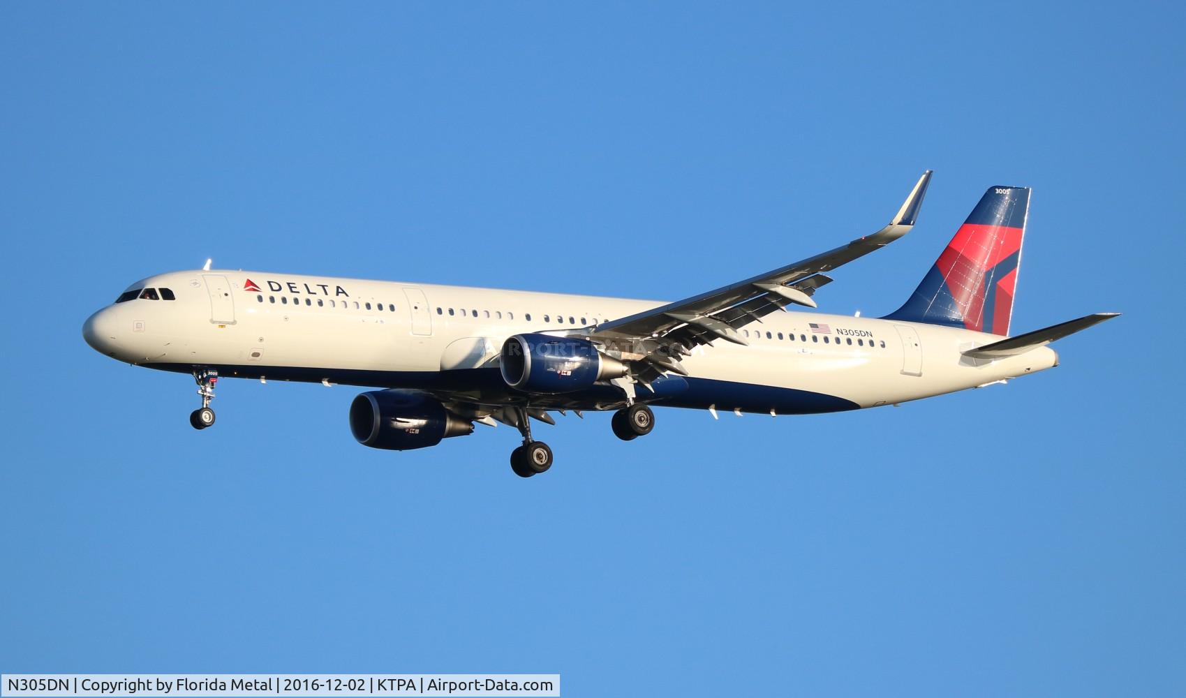 N305DN, 2016 Airbus A321-211 C/N 7149, TPA 2016