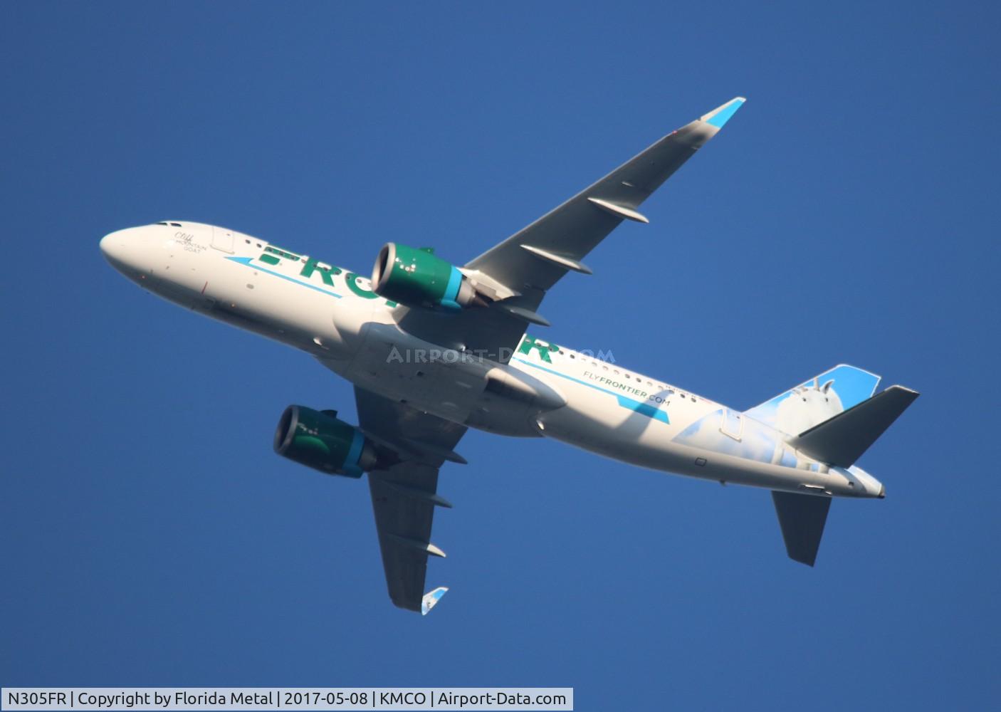 N305FR, 2016 Airbus A320-251N C/N 7387, MCO 2017