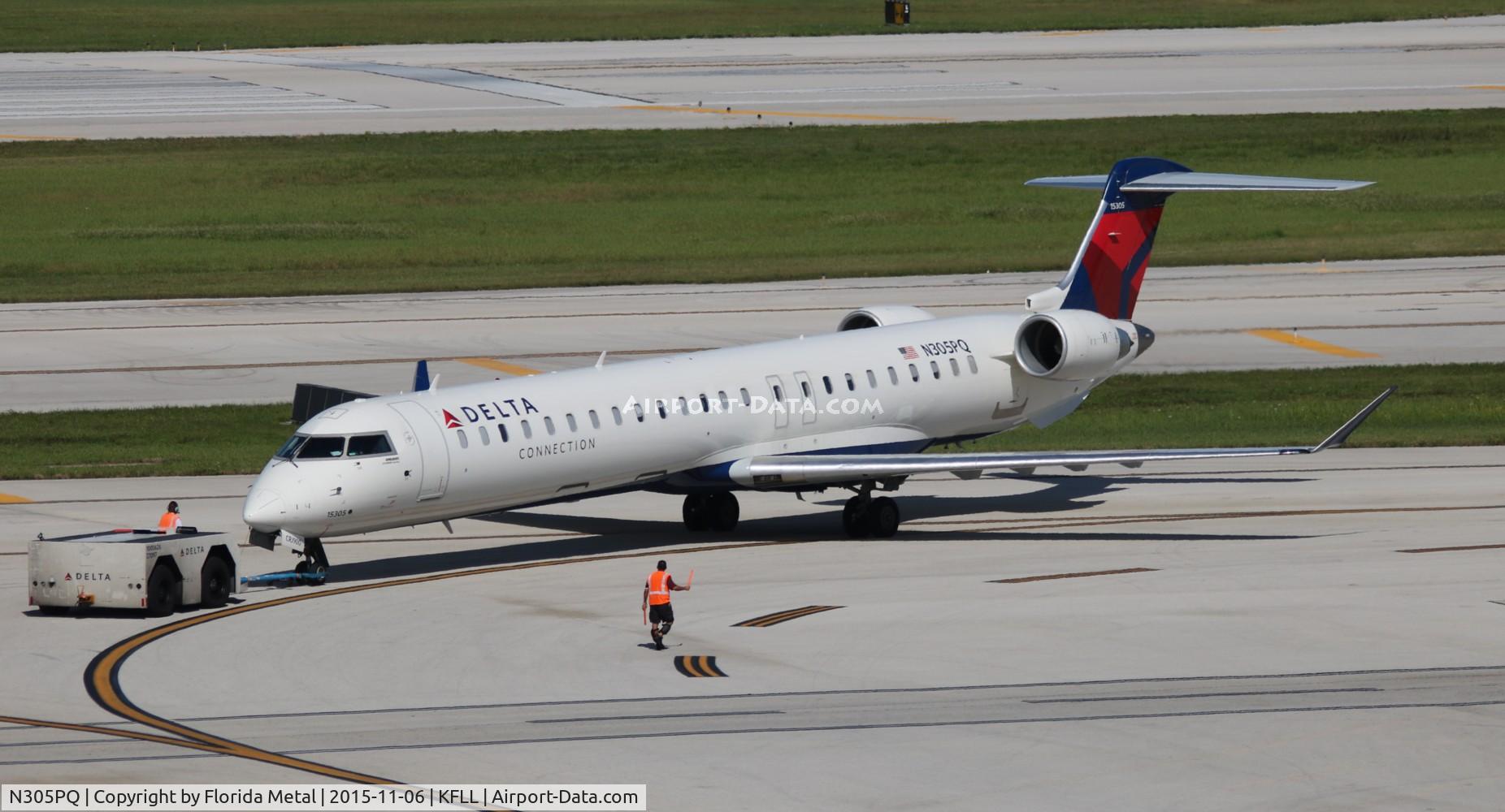 N305PQ, 2014 Bombardier CRJ-900LR (CL-600-2D24) C/N 15305, FLL 2015