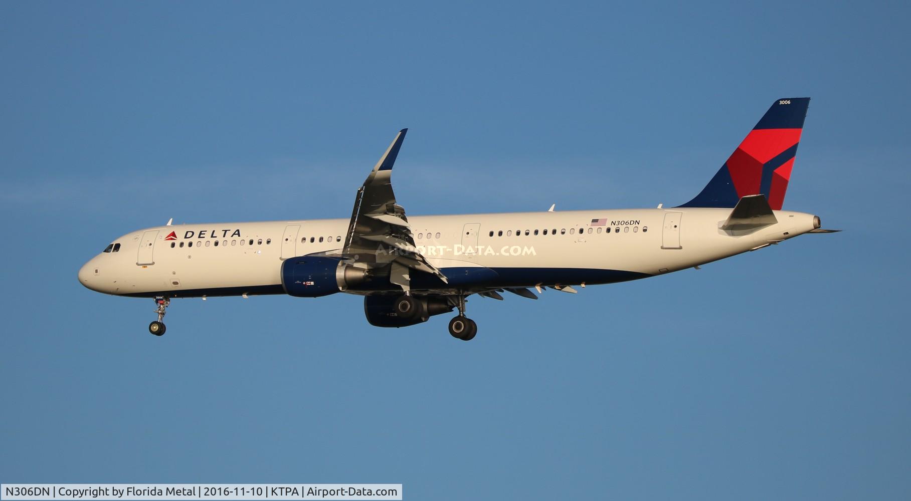 N306DN, 2016 Airbus A321-211 C/N 7165, TPA 2016