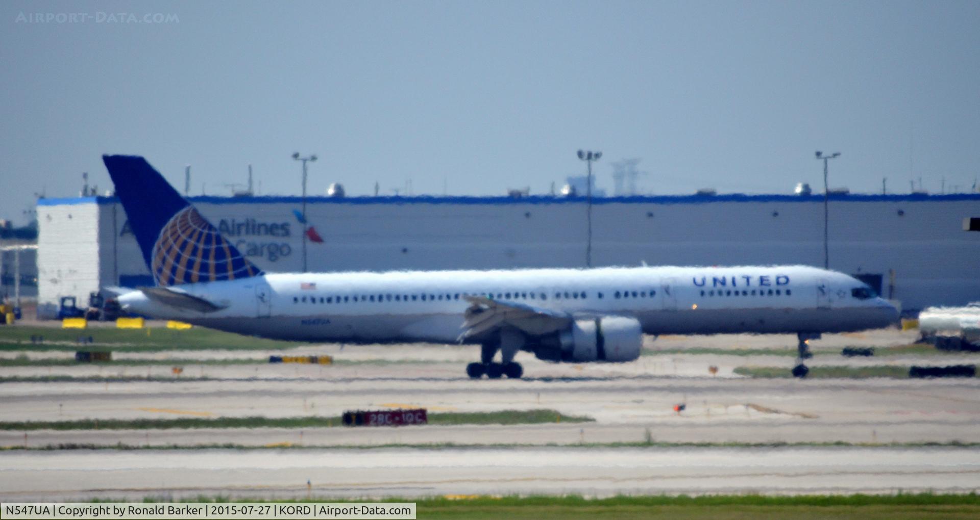 N547UA, 1991 Boeing 757-222 C/N 25368, Landing O'Hare