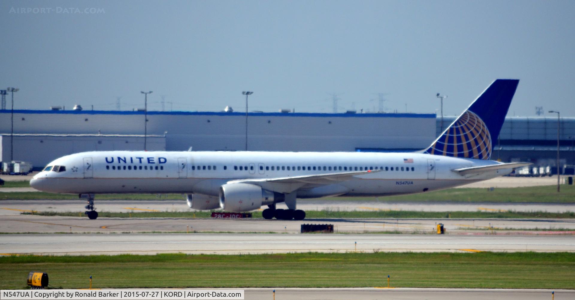 N547UA, 1991 Boeing 757-222 C/N 25368, Taxi O'Hare
